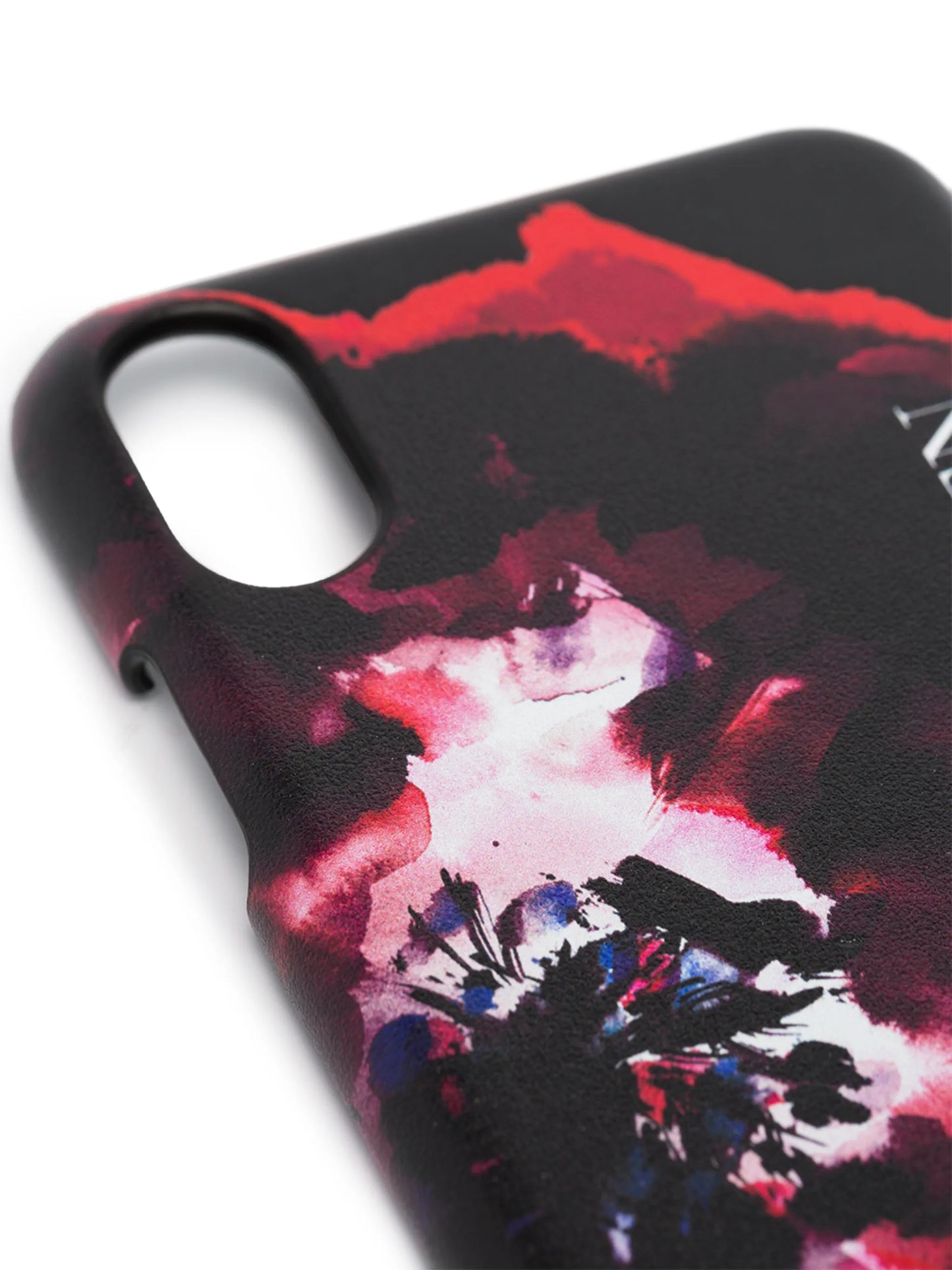 rose-print iPhone XS CSS leather case