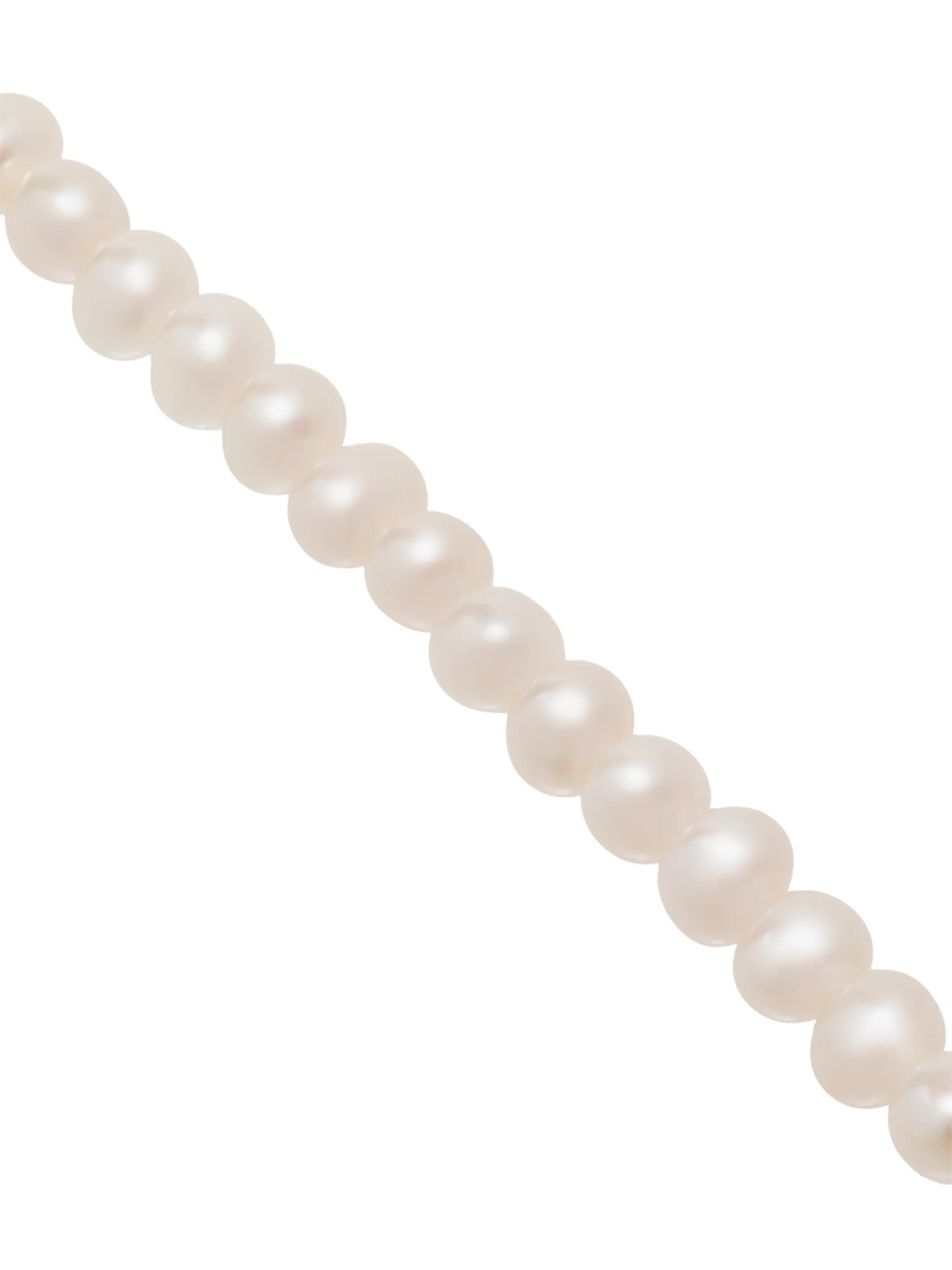 9kt yellow gold pearl anklet