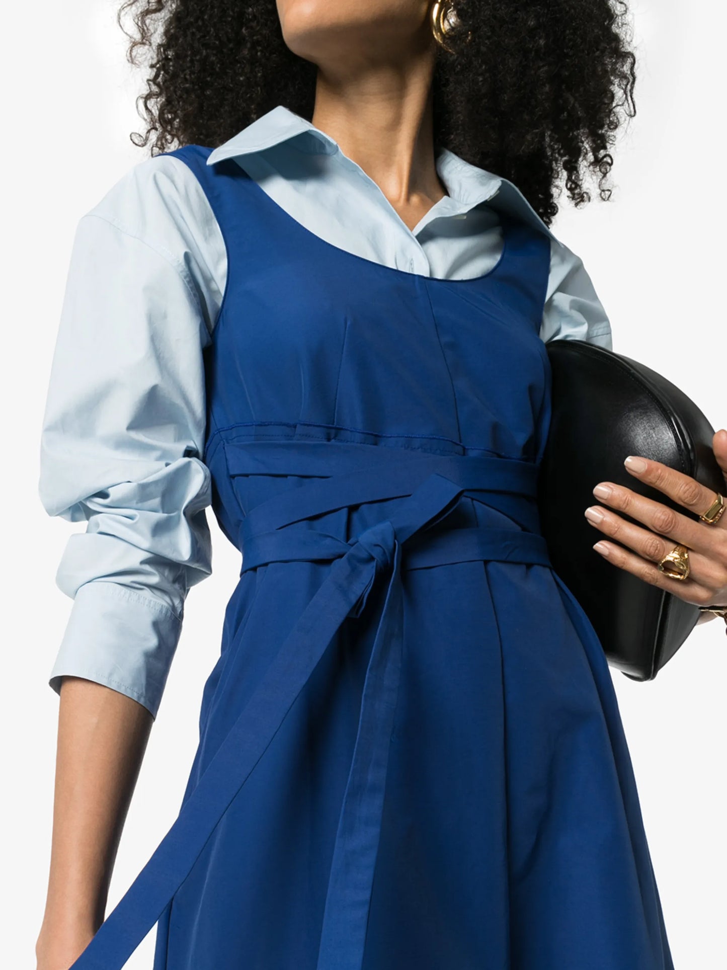 belted maxi dress