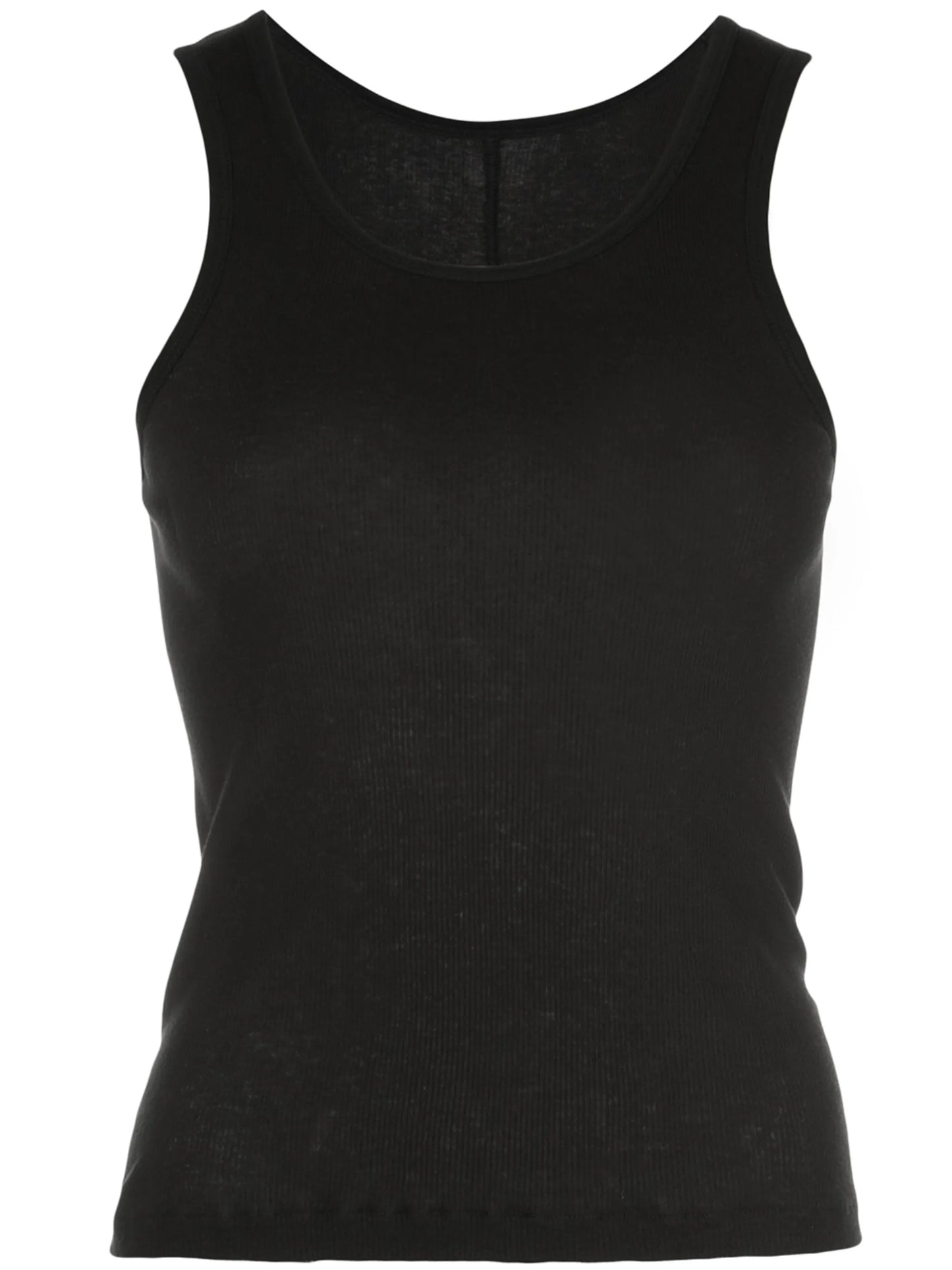 ribbed slim-fit tank top