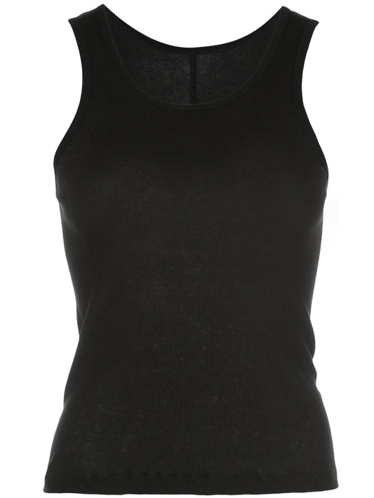 ribbed slim-fit tank top