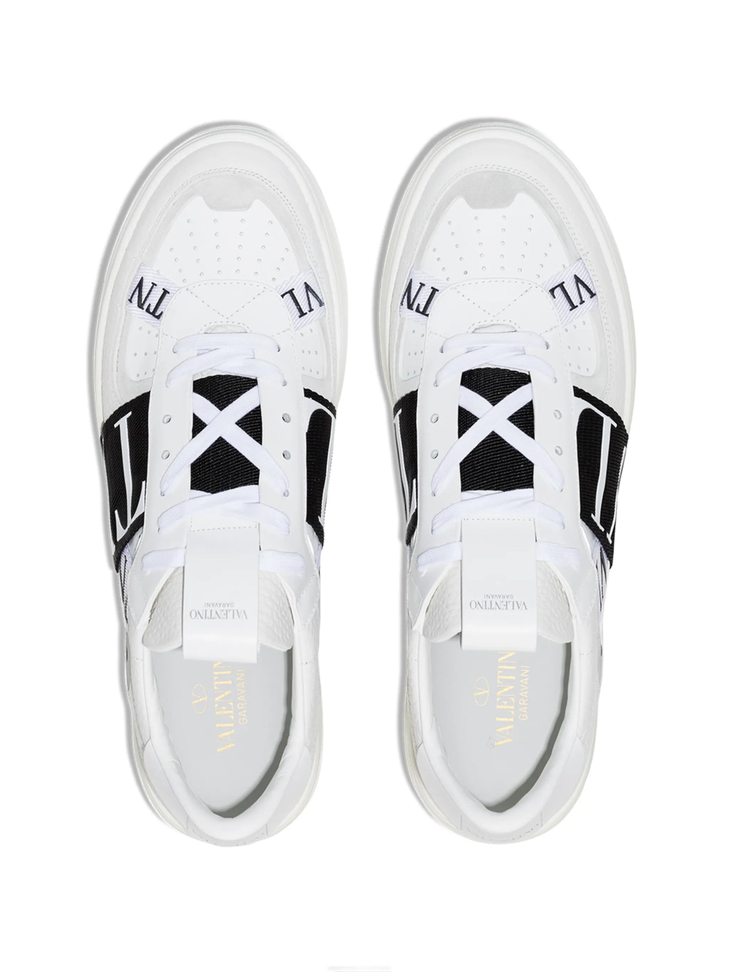 VL7N logo-strap sneakers