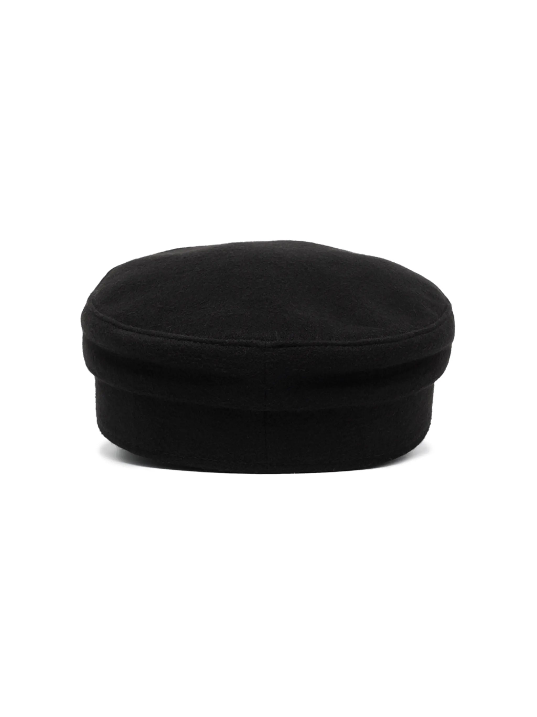 crystal-embellished logo baker boy cap