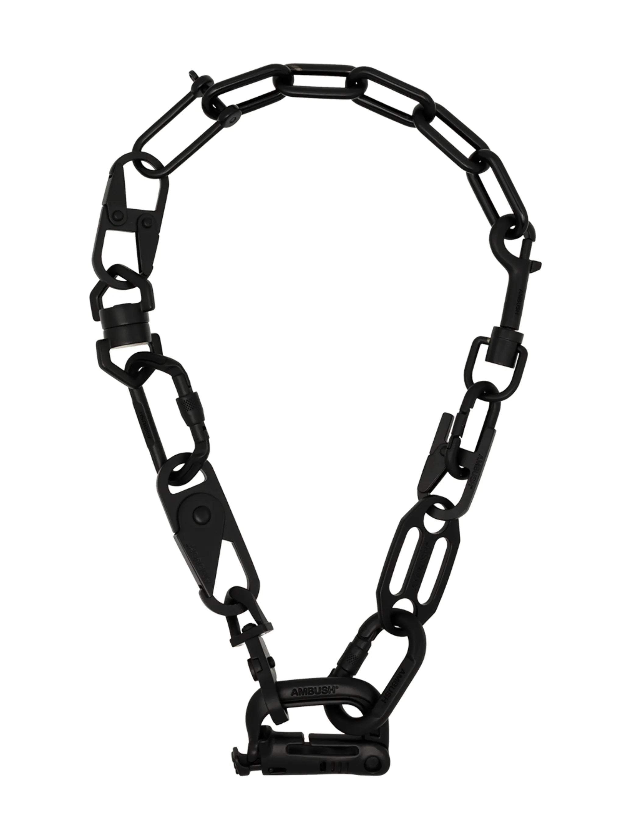 Carabiner chain necklace