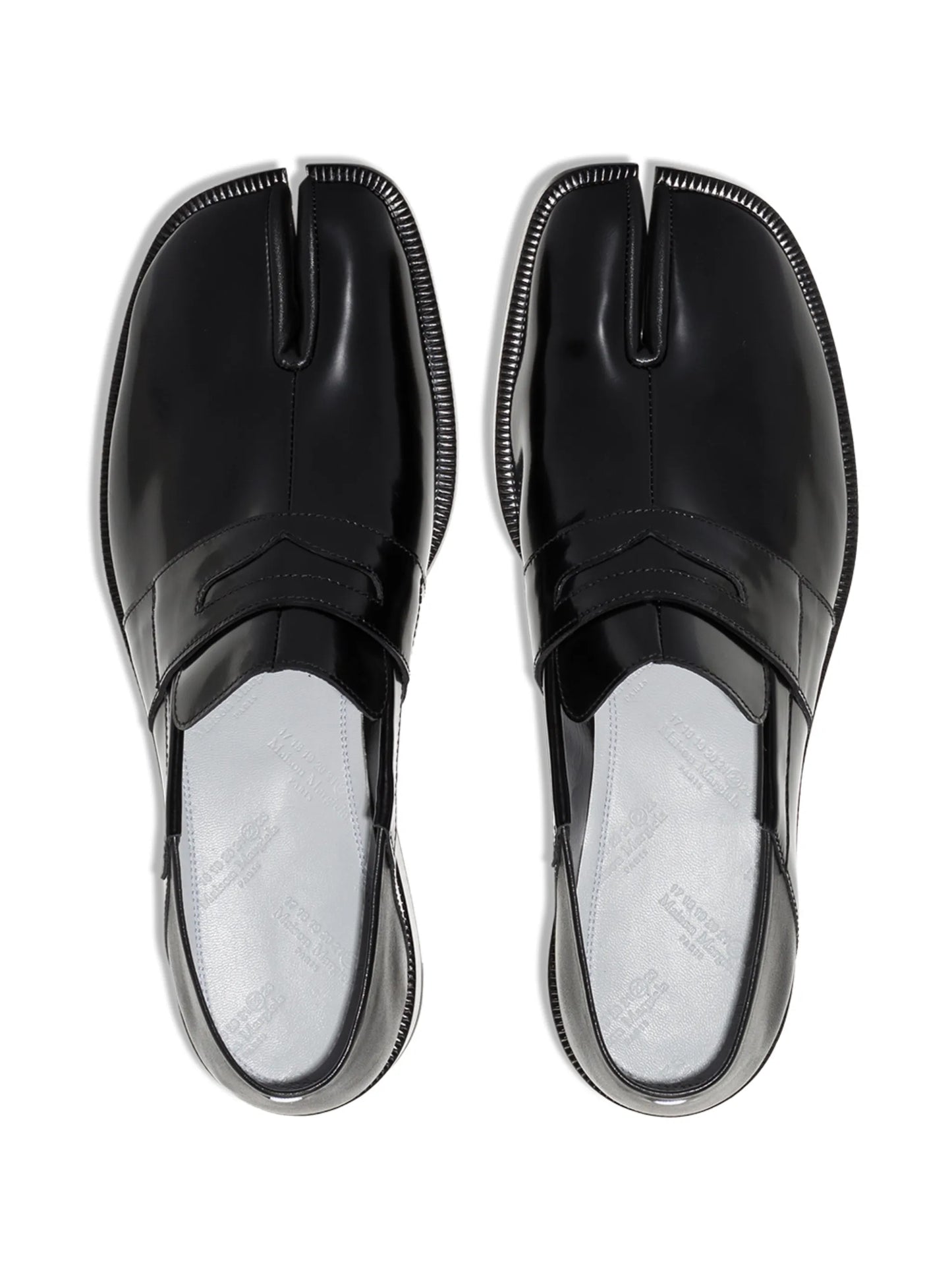 Tabi leather loafers