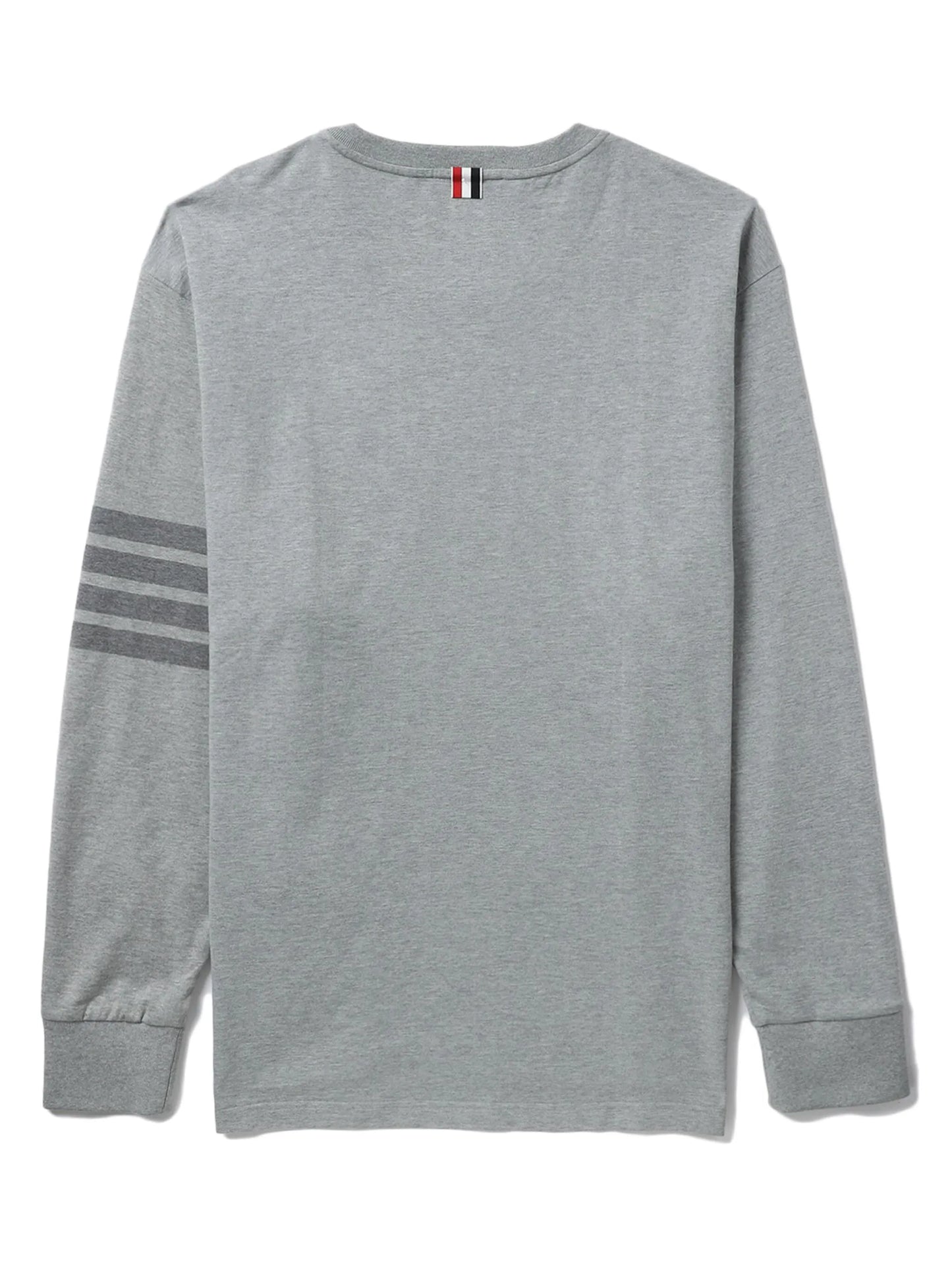 4-Bar stripe cotton T-shirt