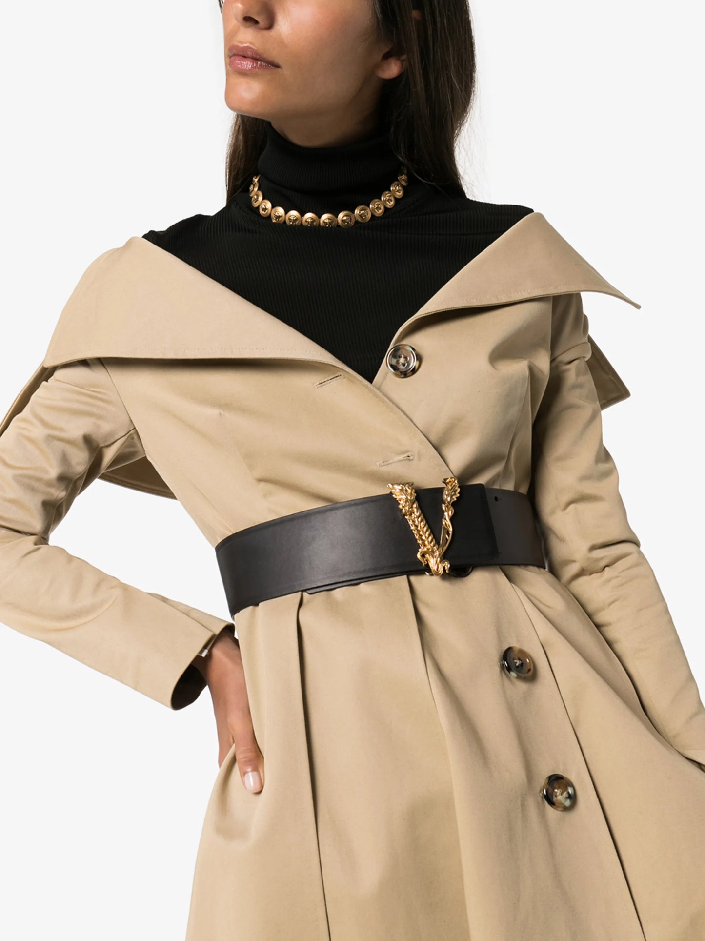 Virtue leather belt