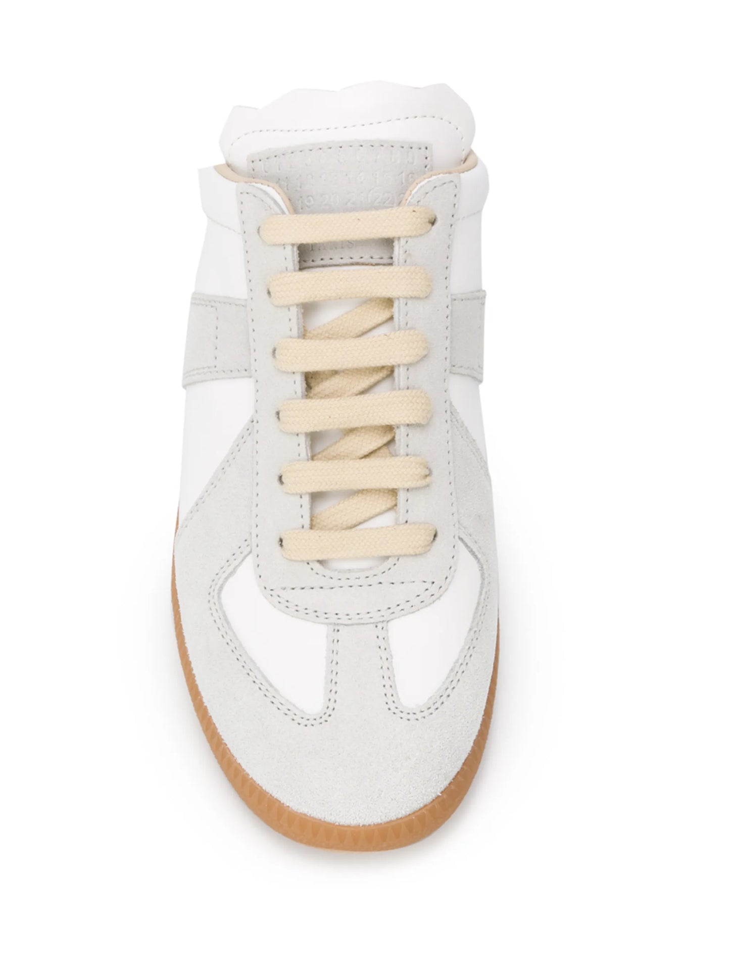 Replica leather slip-on sneakers