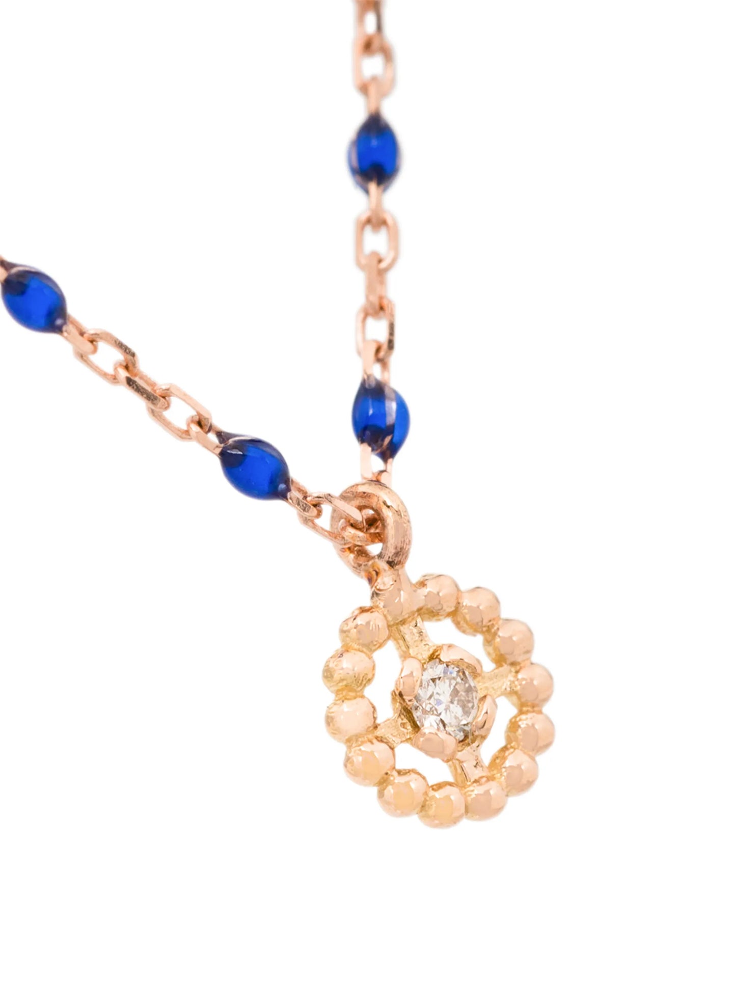 18kt gold diamond pendant necklace
