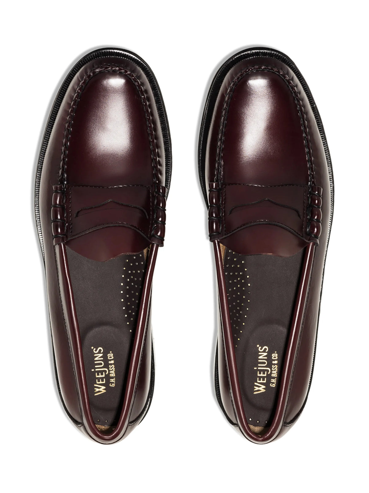 Weejuns Larson Penny loafers in wine leather