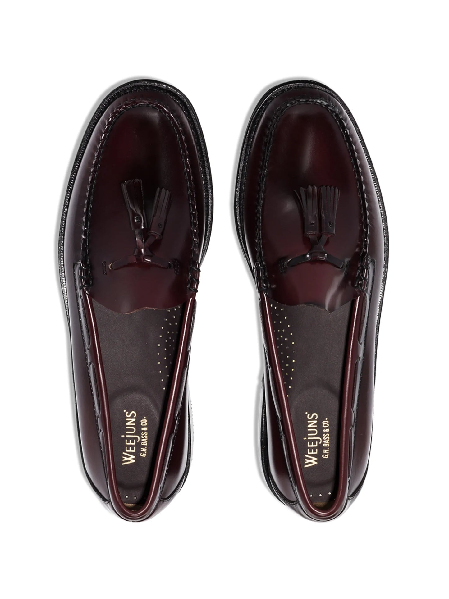 Weejun Larkin tassel-trimmed leather loafers