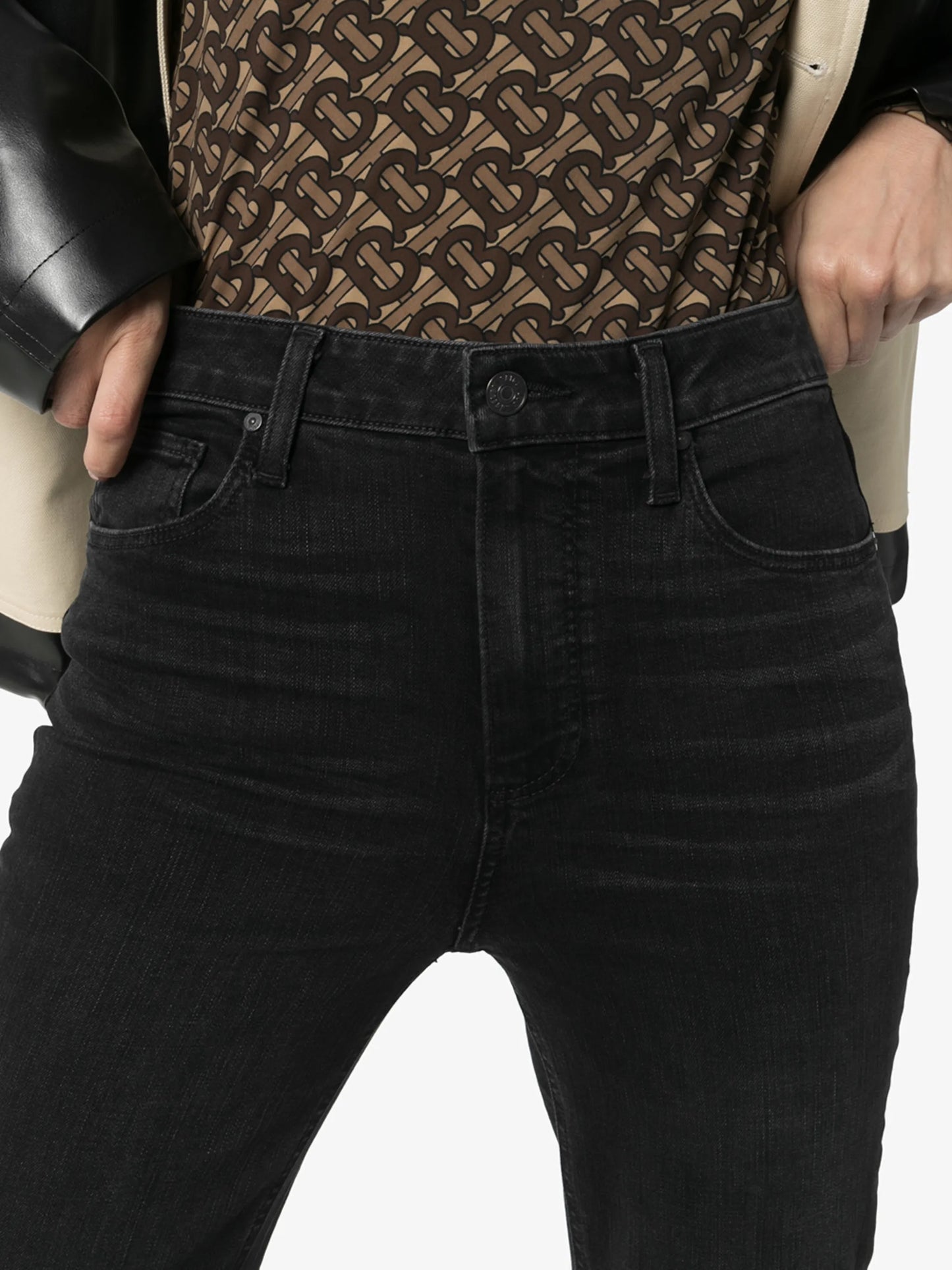 Sarah high-rise slim leg jeans