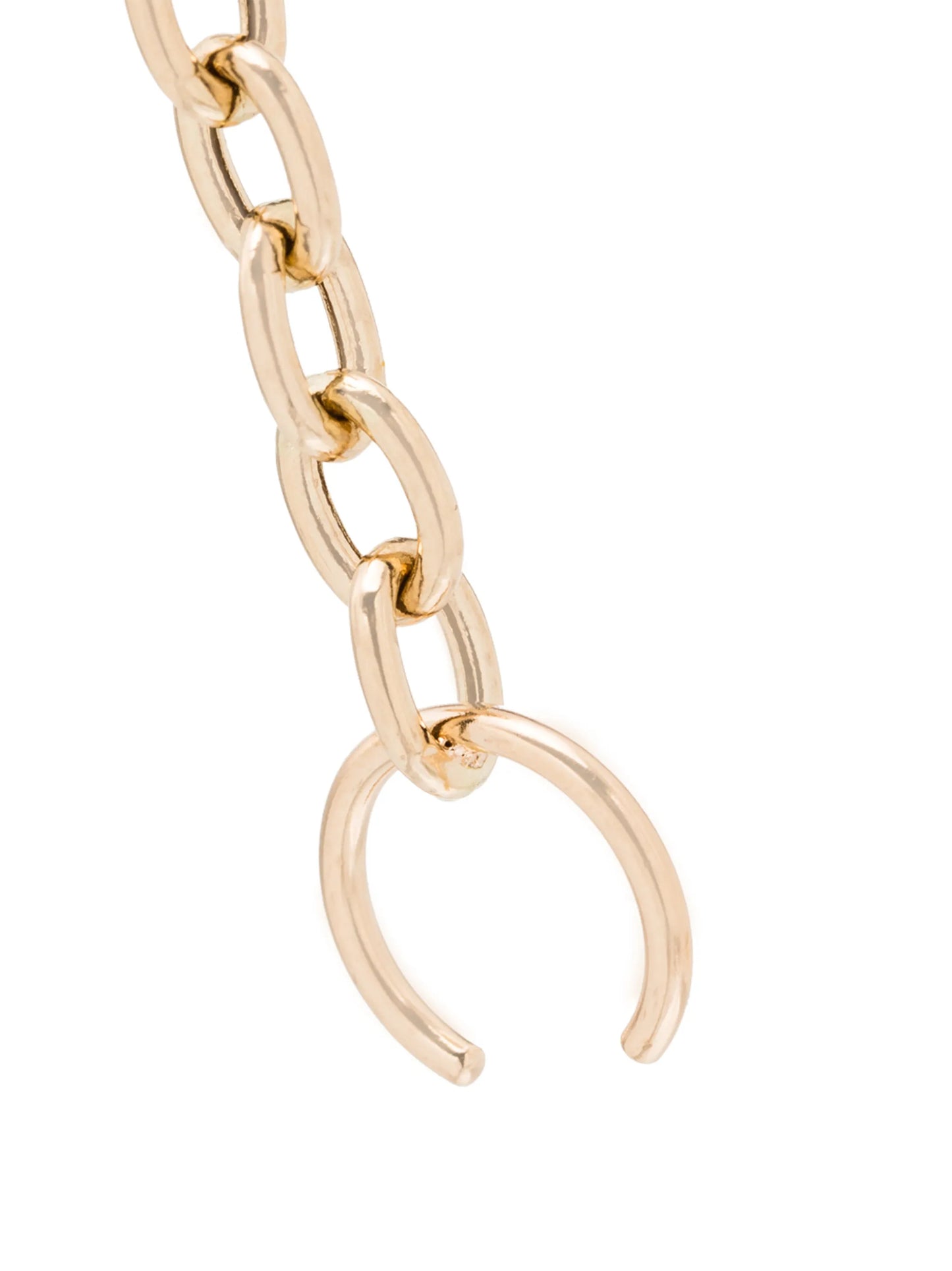14kt gold chain earcuff