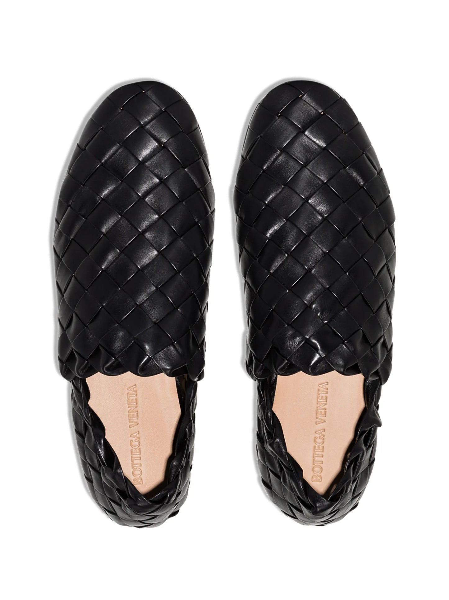 Intrecciato slip-on loafers