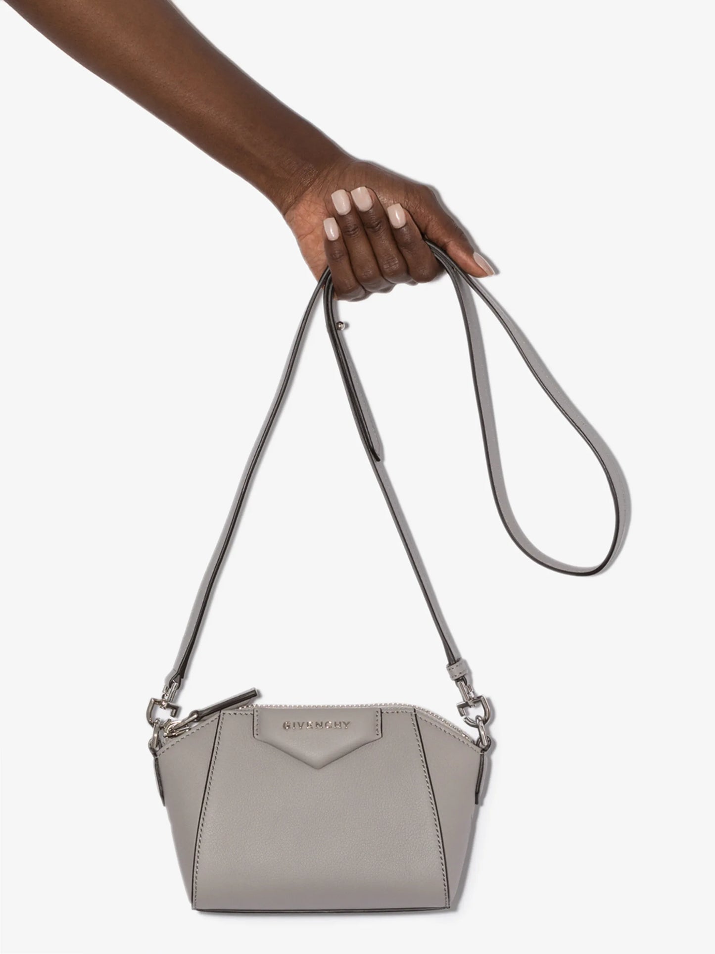 nano Antigona mini crossbody leather bag