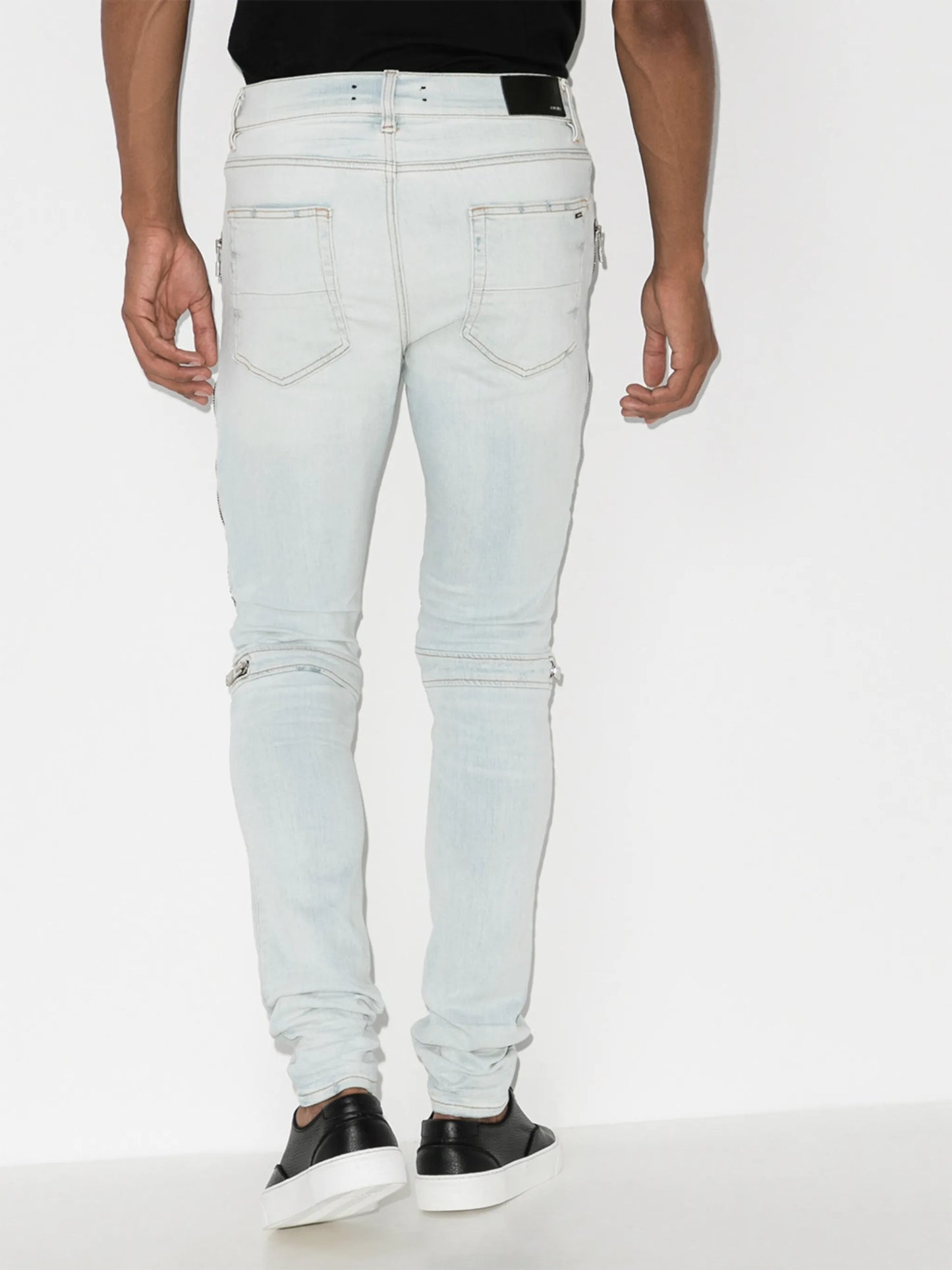 MX2 bandana-patch skinny jeans