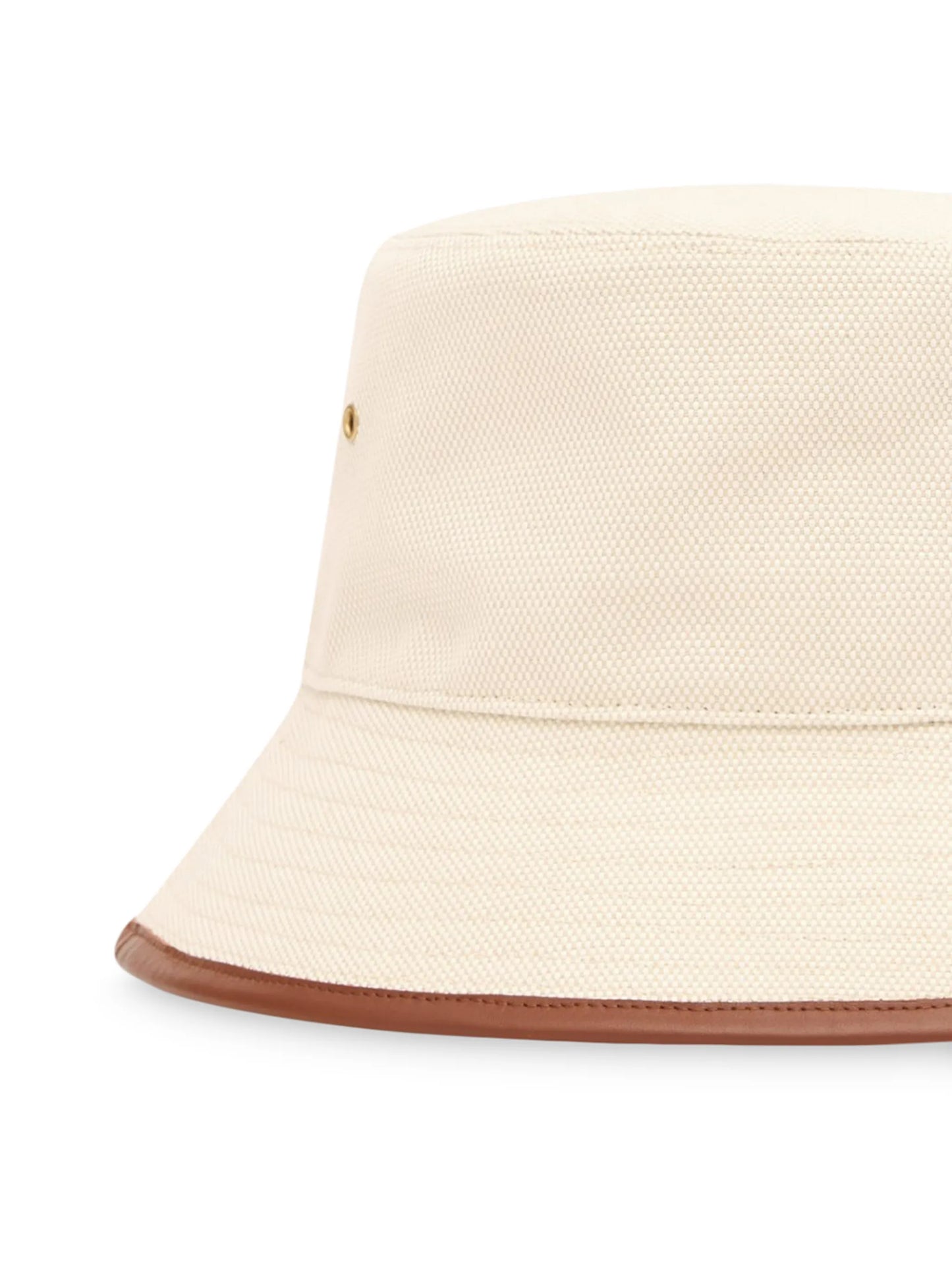logo print bucket hat