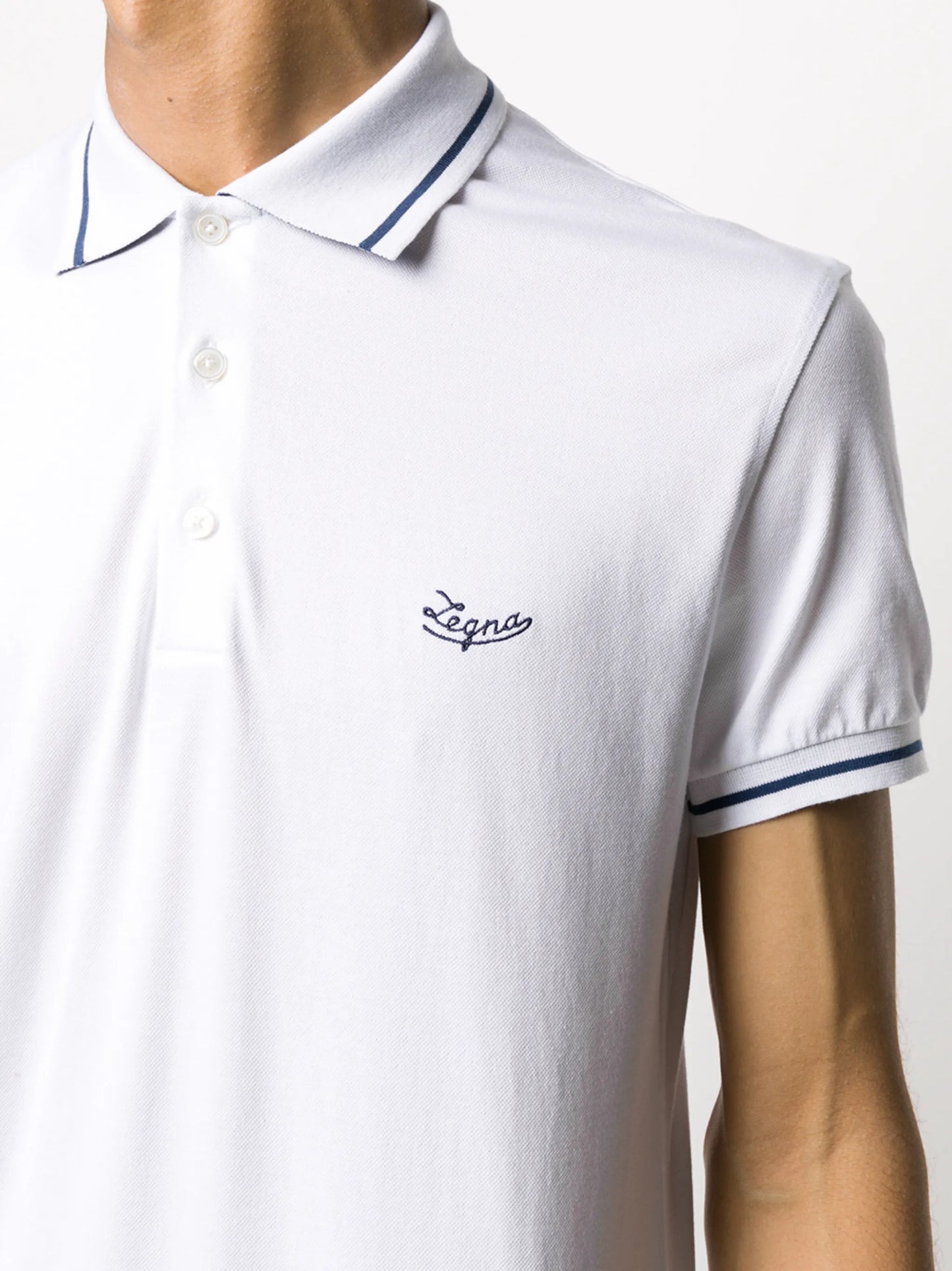 logo-embroidered polo shirt