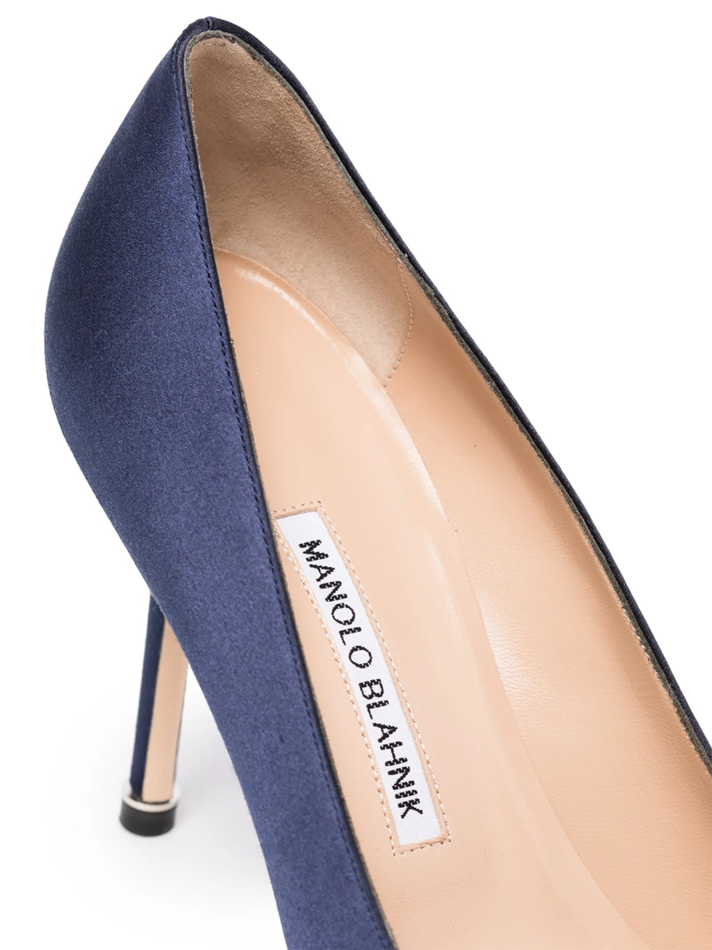 Hangisi 95mm appliqué satin pumps