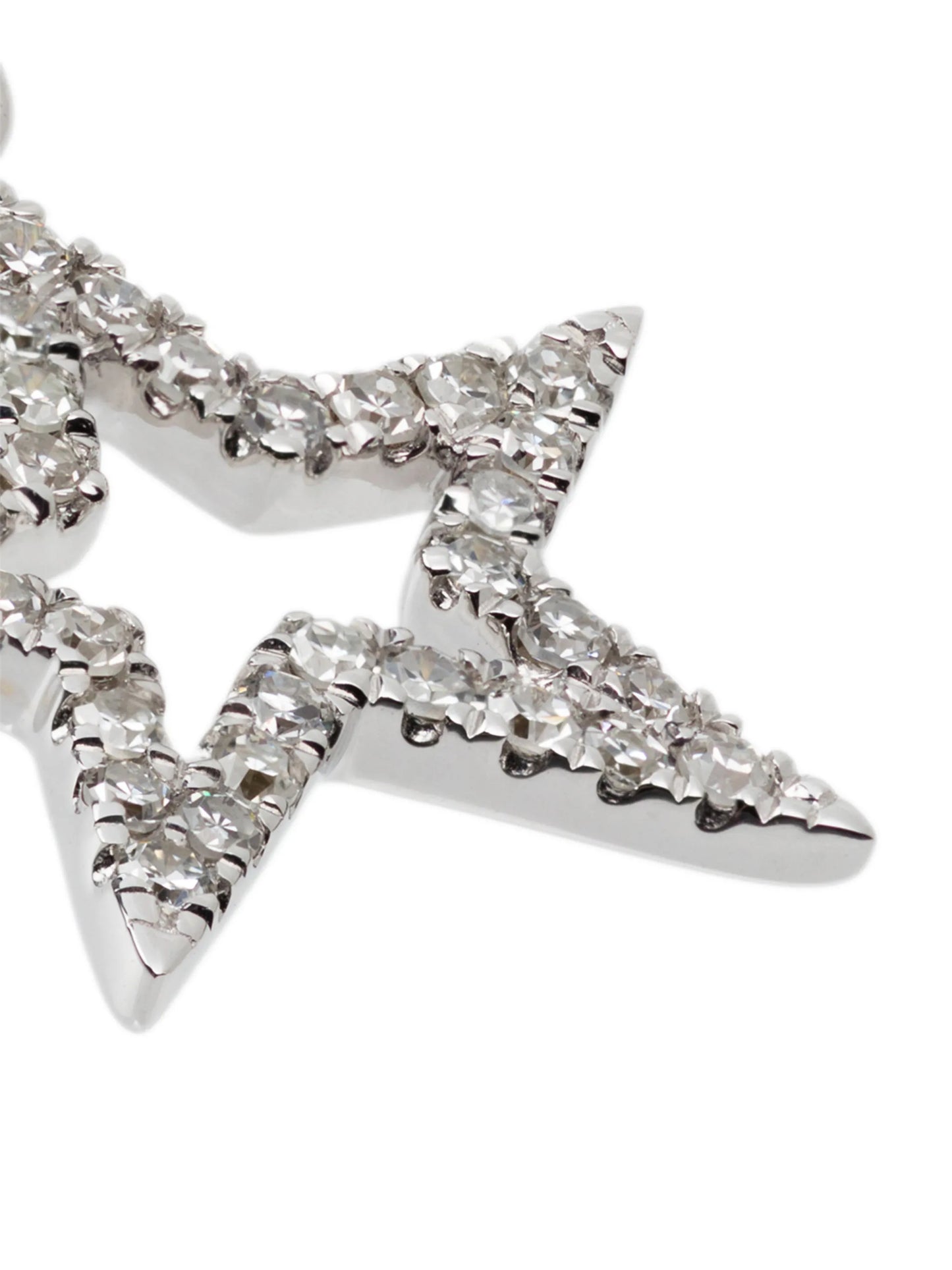 14kt white gold star charm