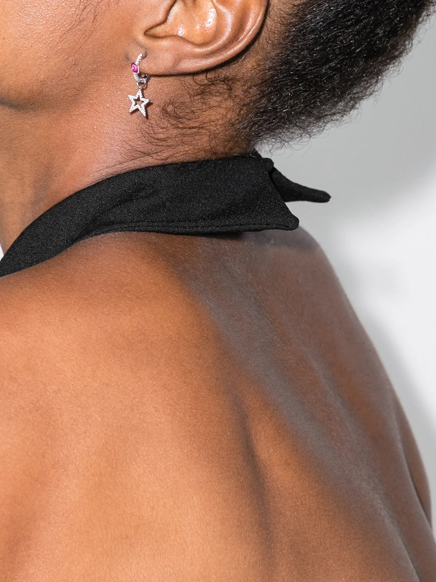 14kt white gold star charm