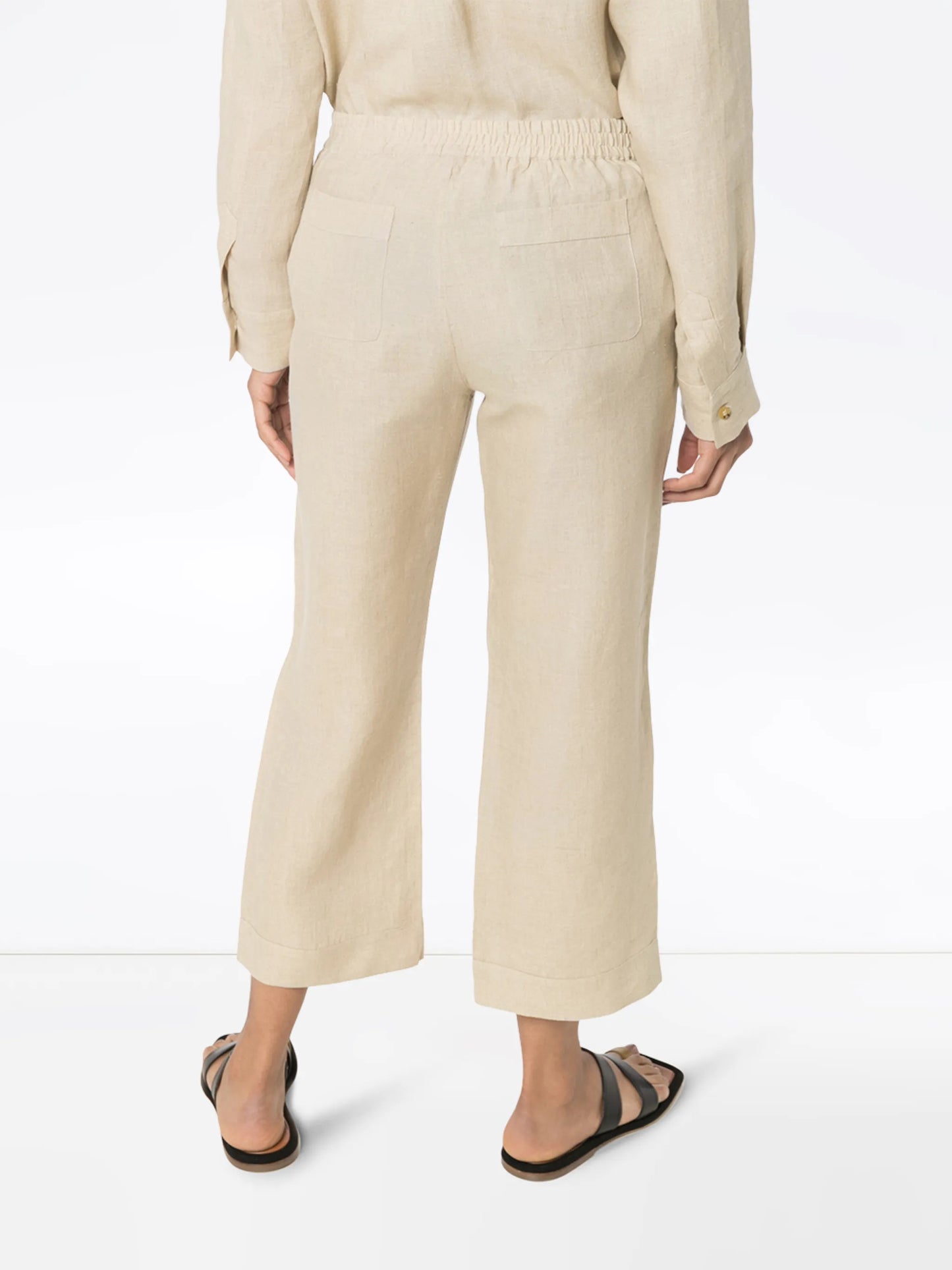 Antibes cropped wide-leg trousers