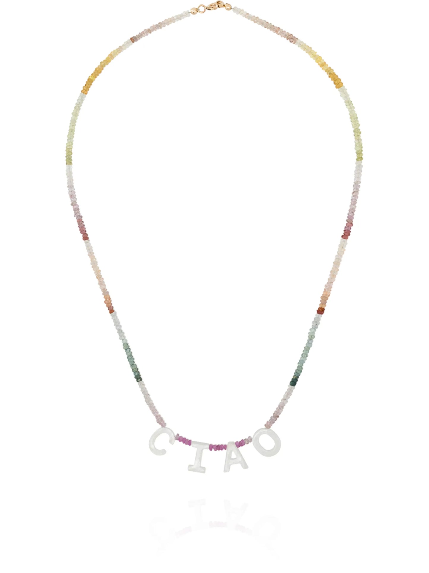 Ciao rainbow-sapphire necklace