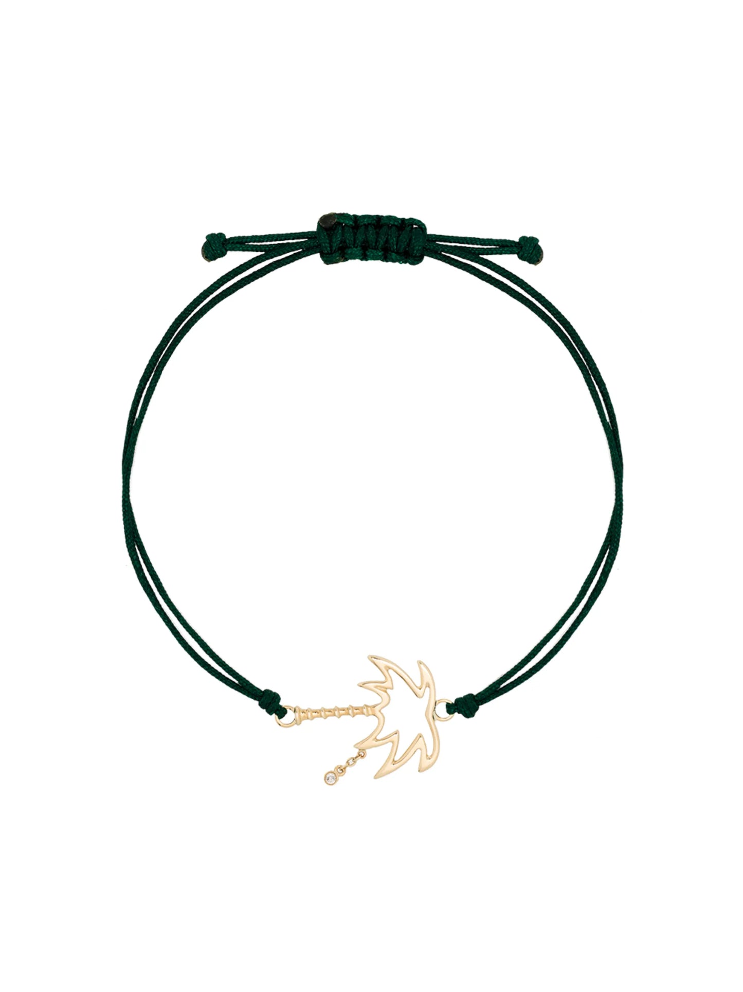 9kt yellow gold diamond bracelet