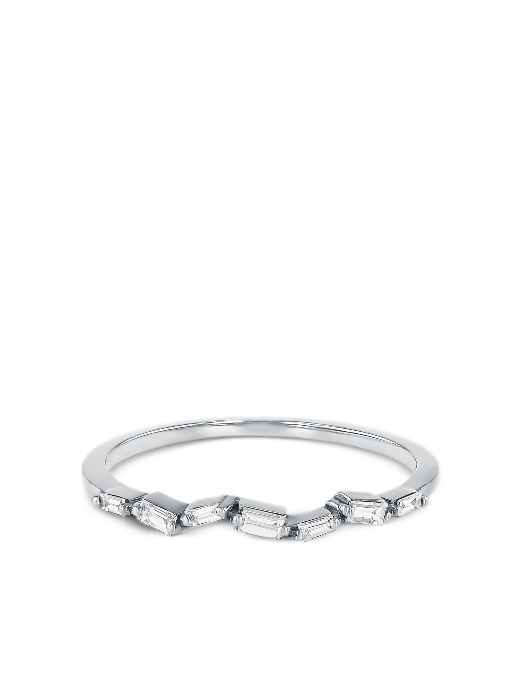 18kt white gold Fireworks diamond ring