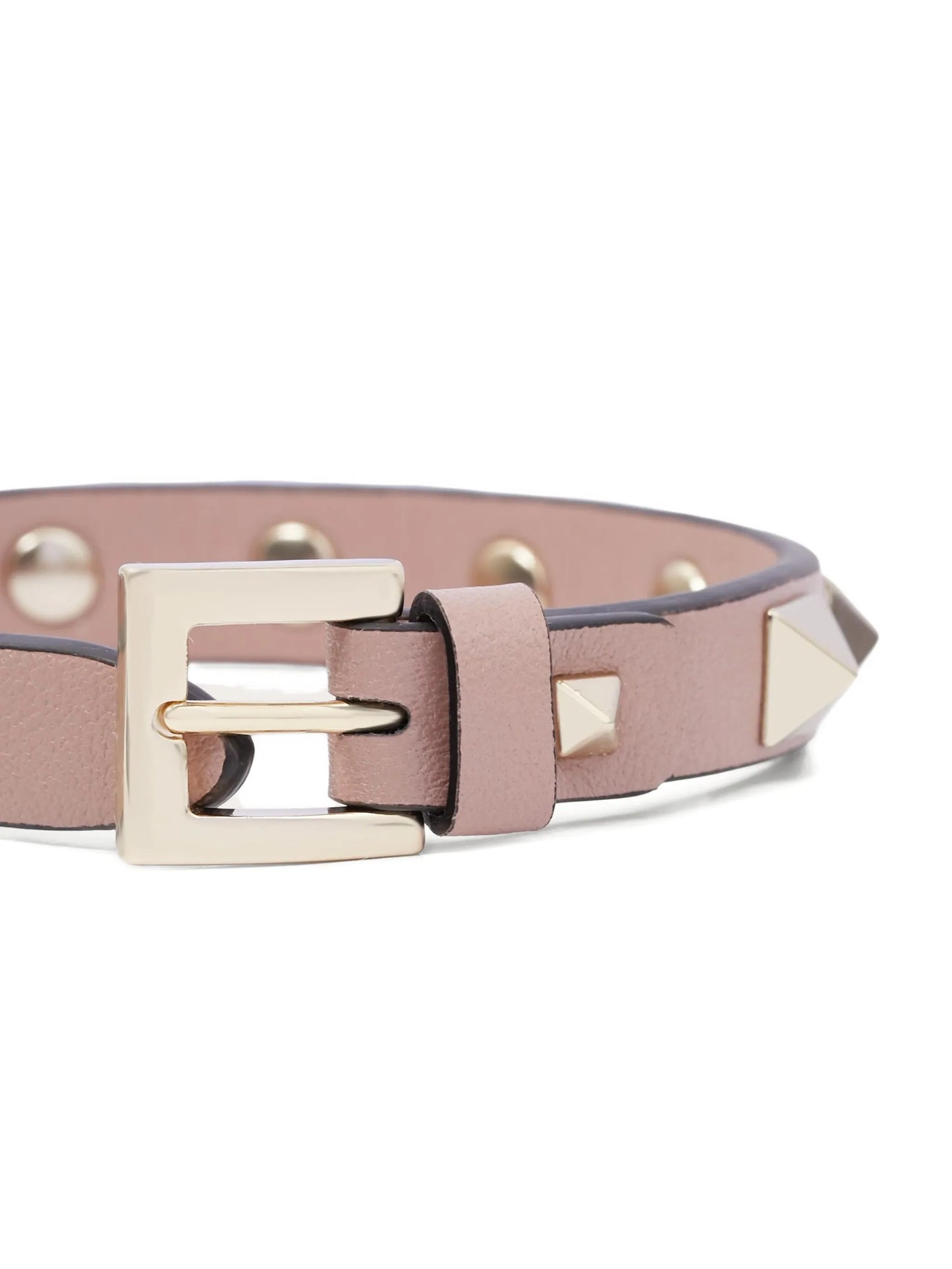 Rockstud leather bracelet