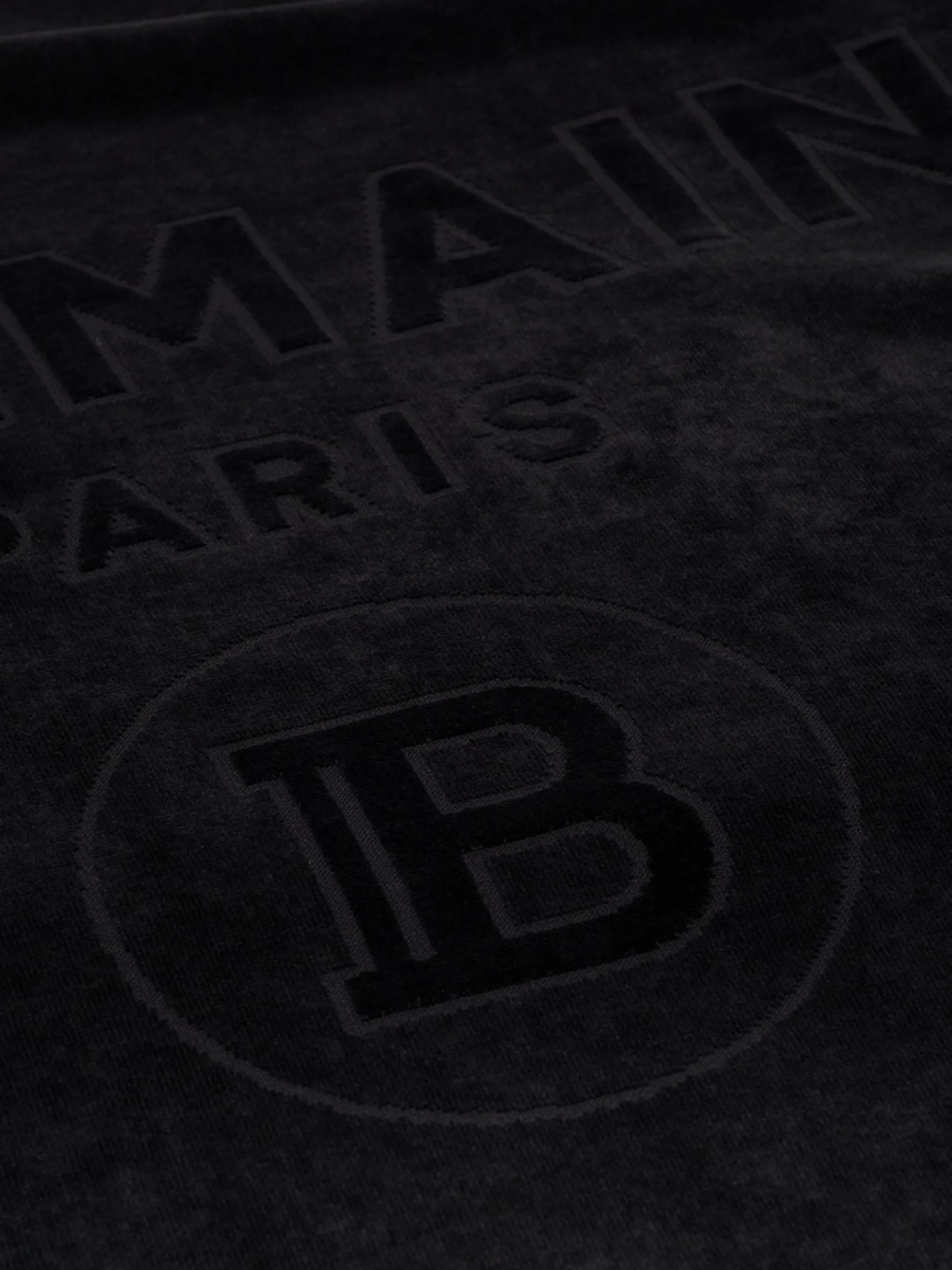 logo embossed towel