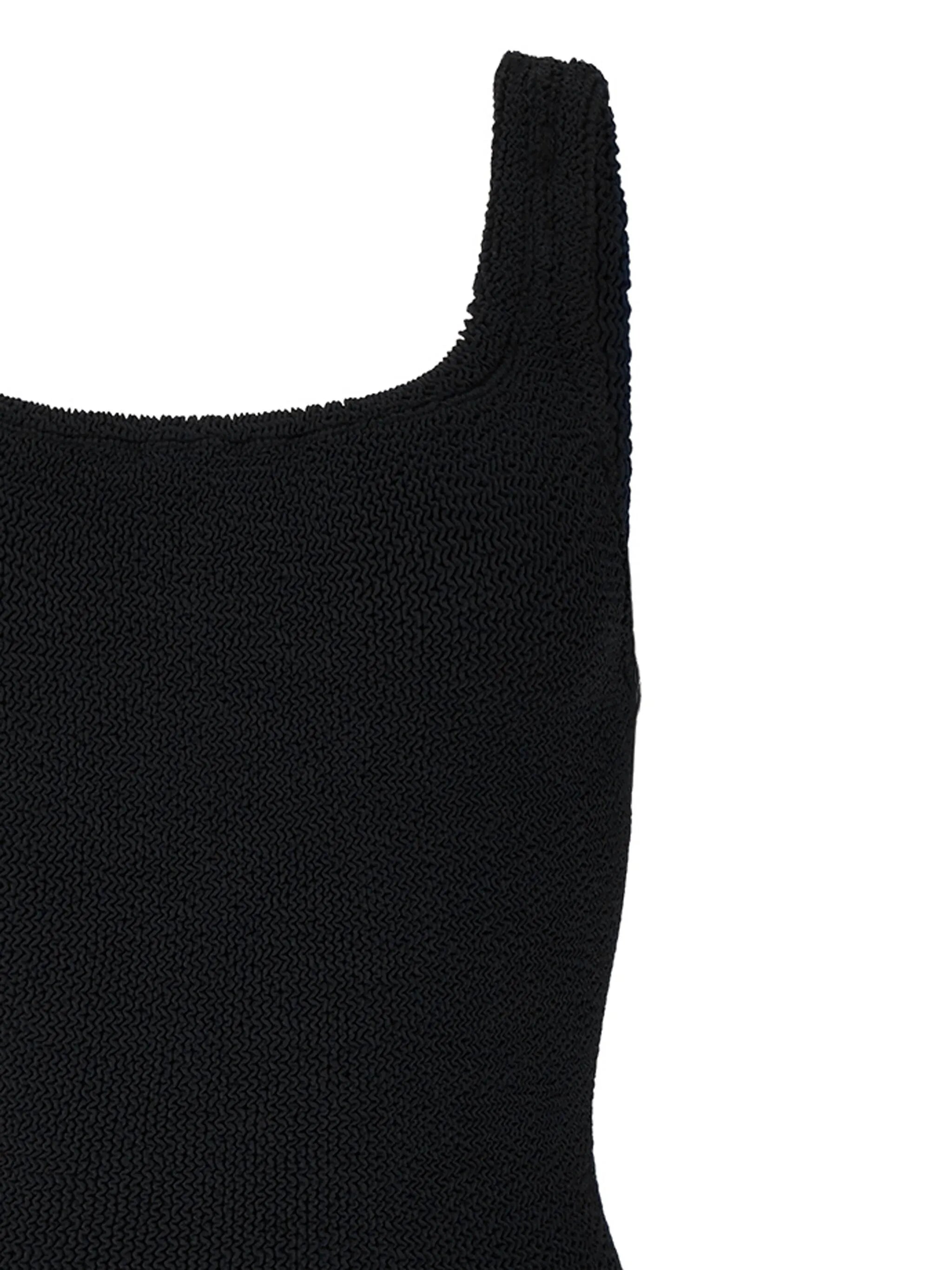 square neck swimsuit