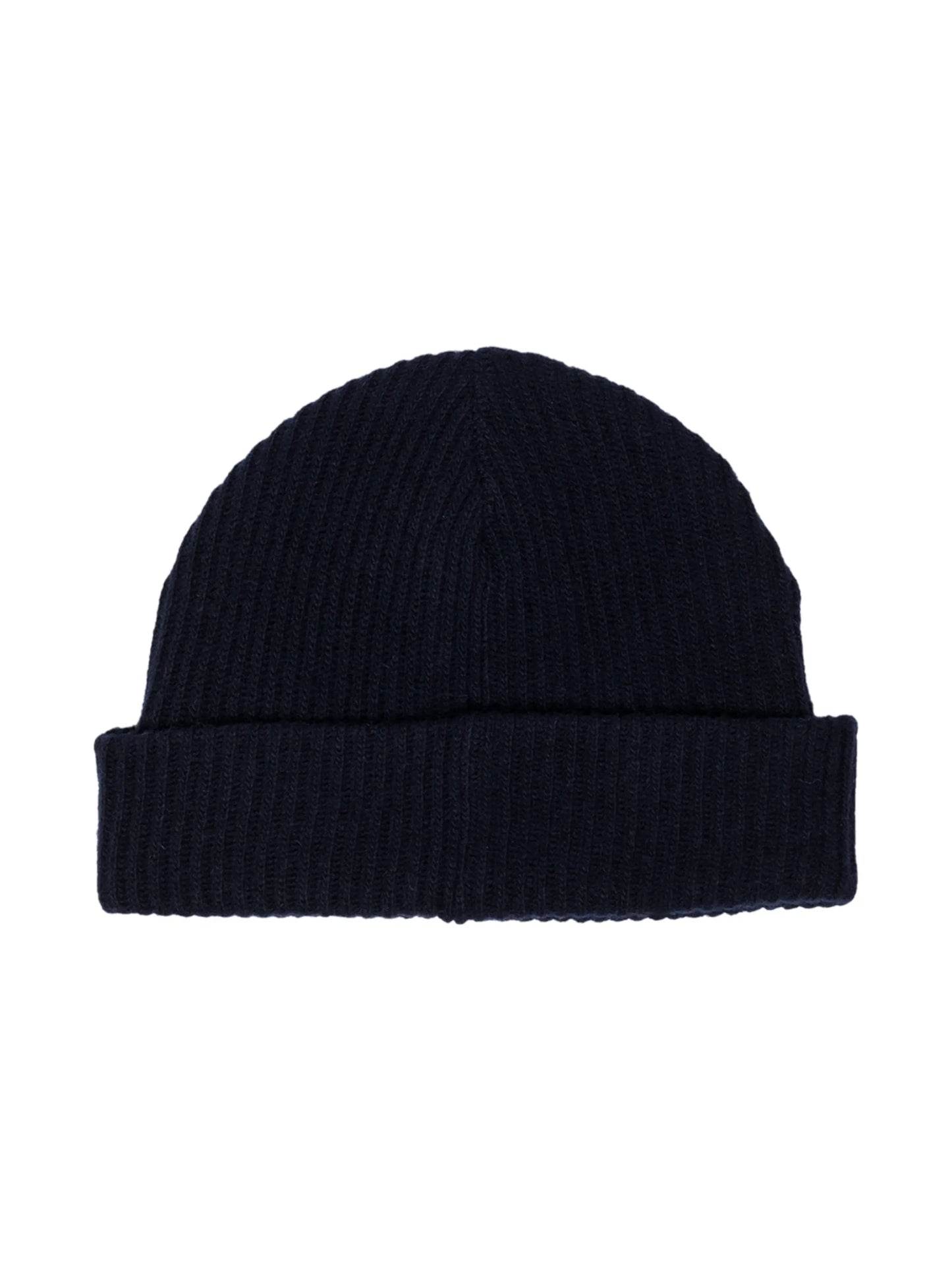 ribbed-knit beanie hat