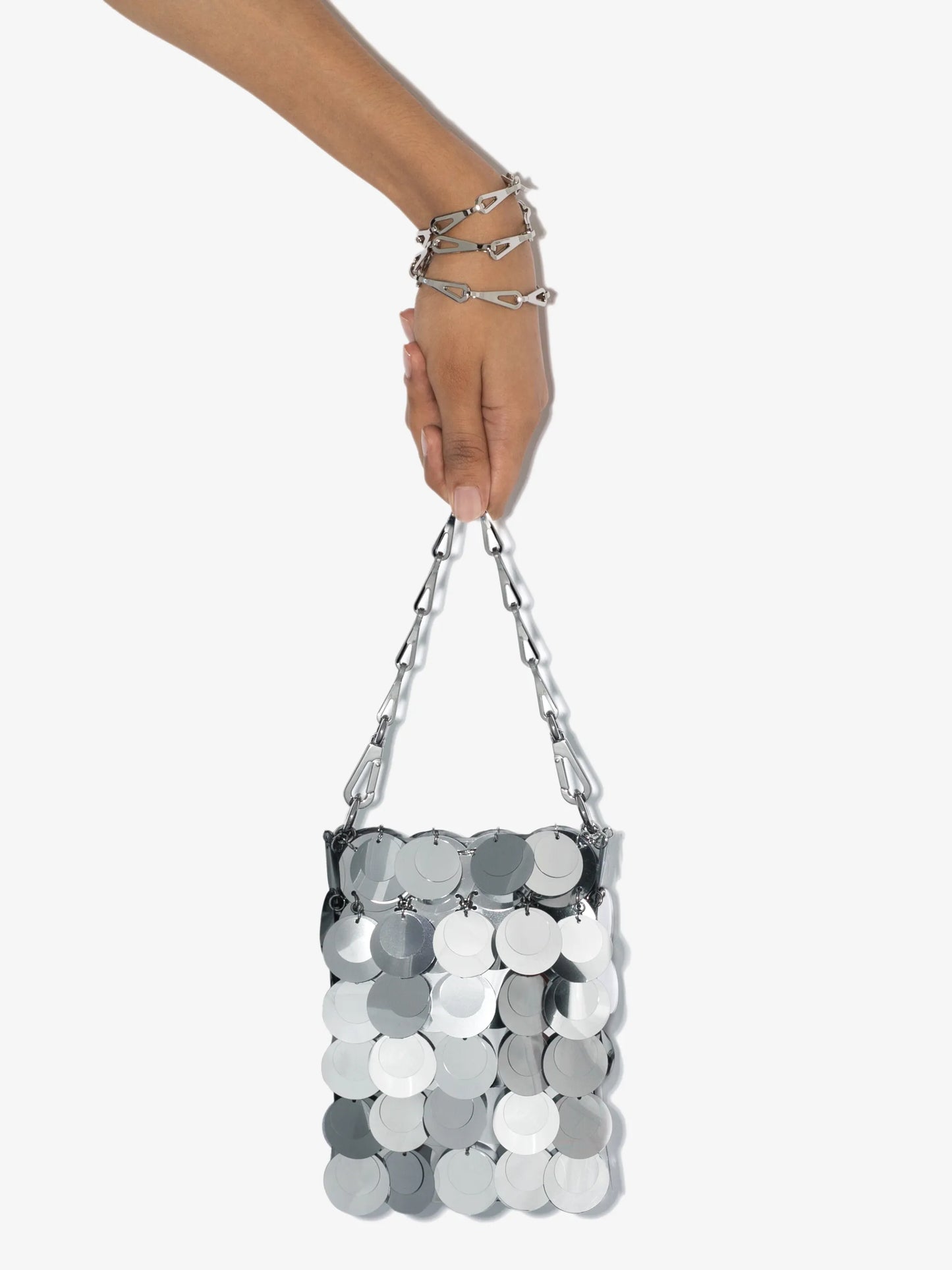 oversized sequin shoulder bag