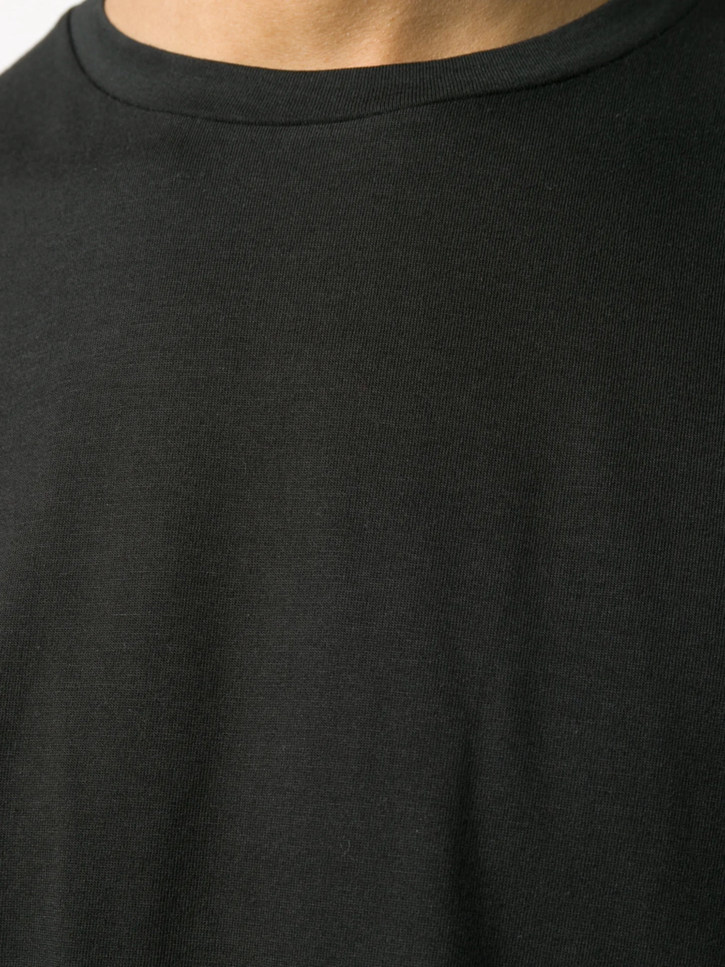 stitched crew neck T-shirt