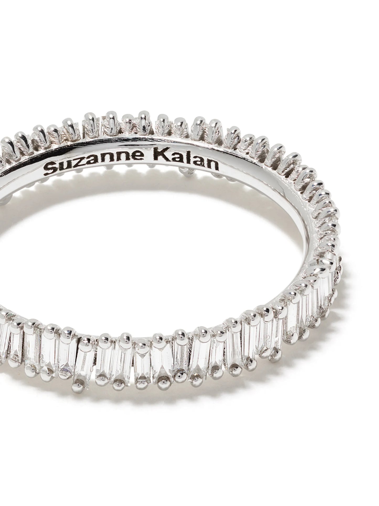 18kt white gold mini Classic Fireworks diamond eternity band