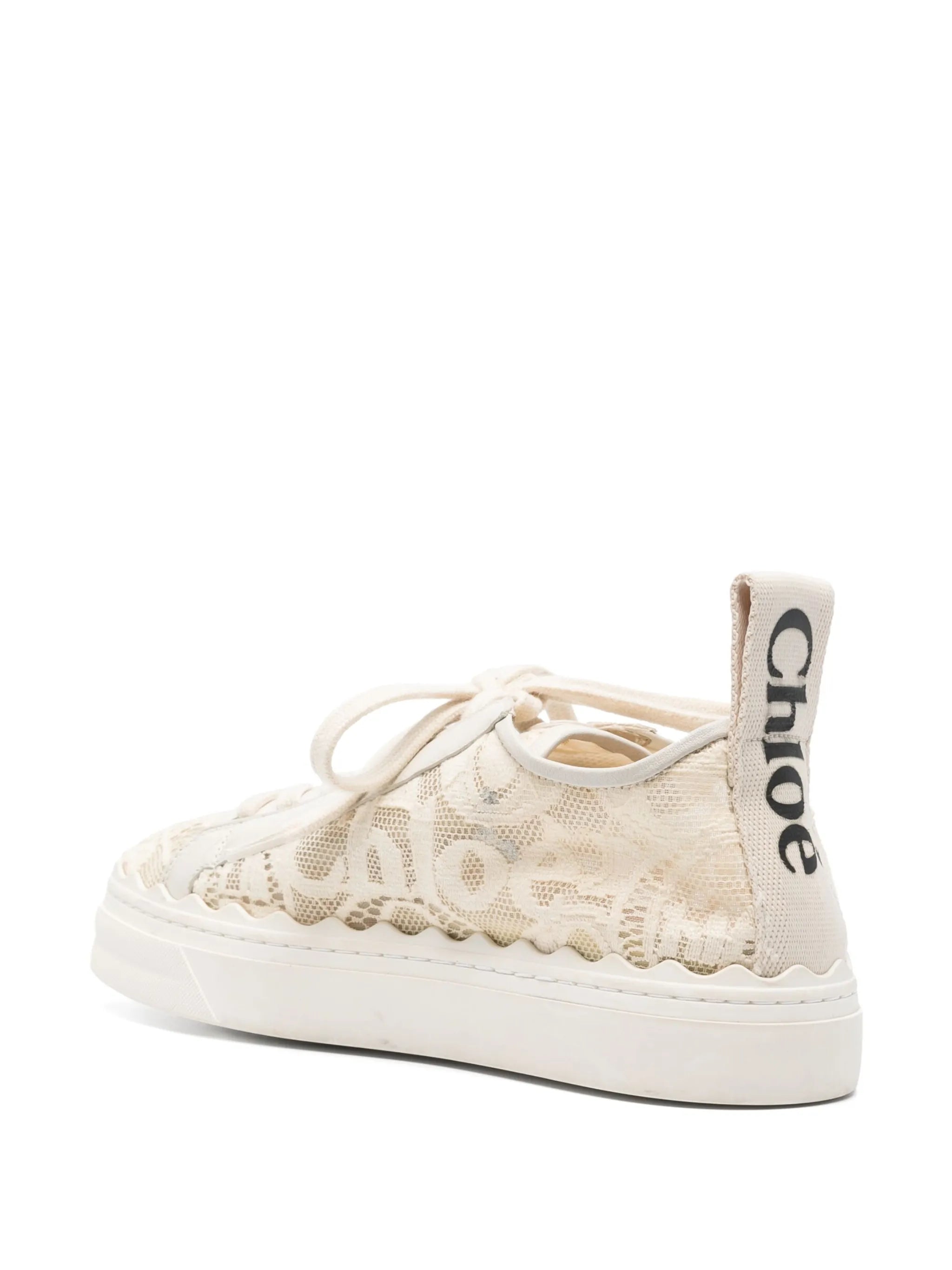 Lauren lace-detail sneakers