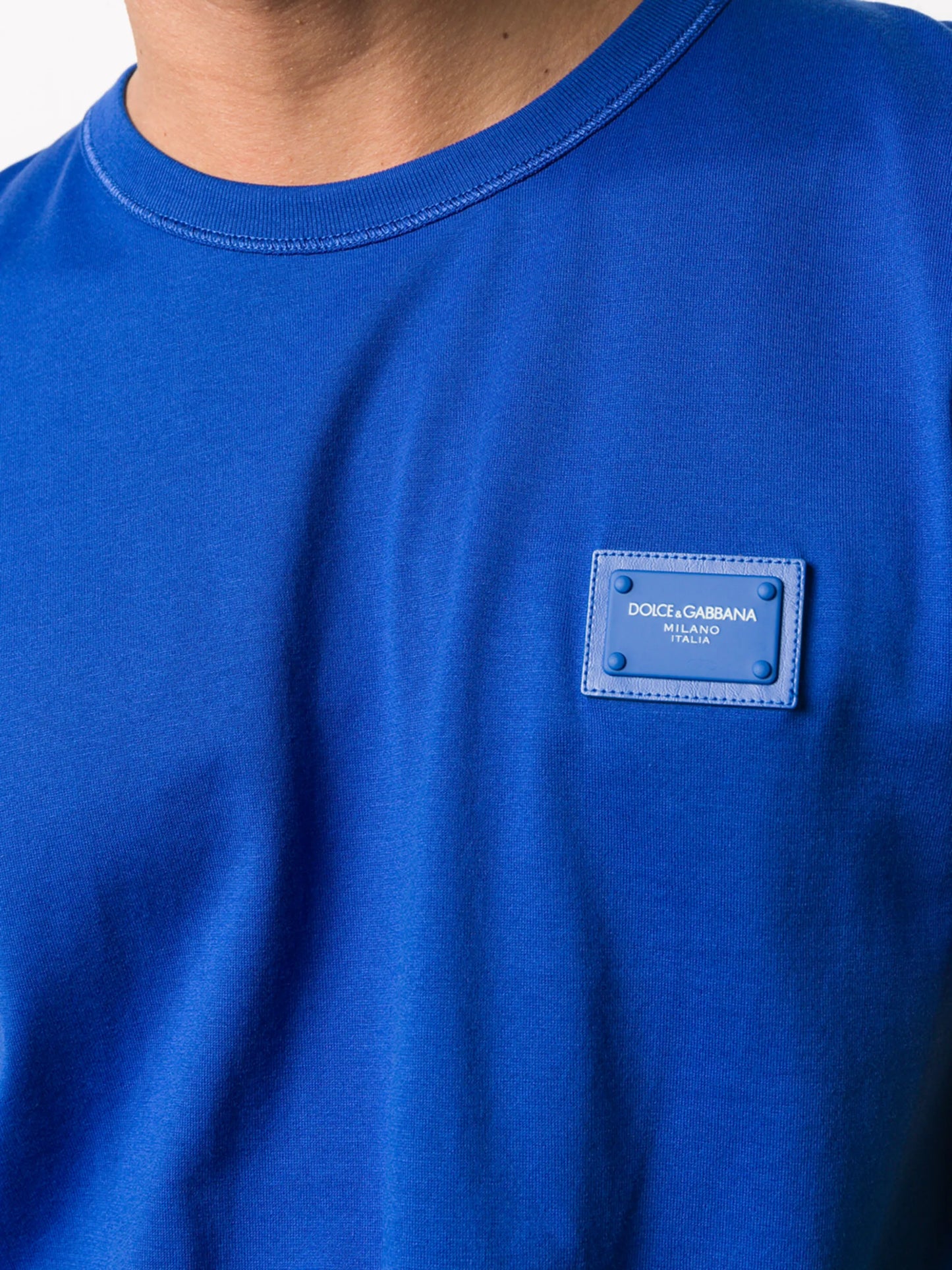 logo-tag cotton T-shirt