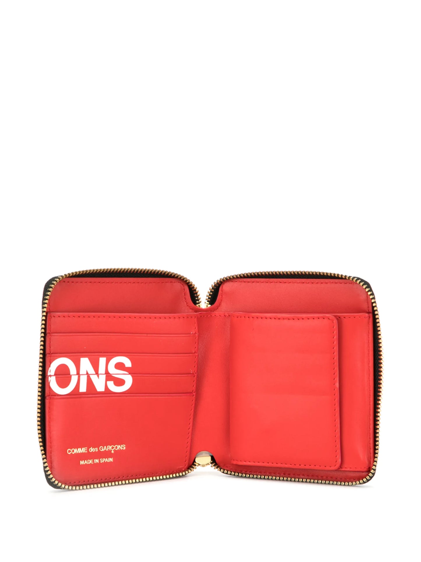 logo zipped wallet