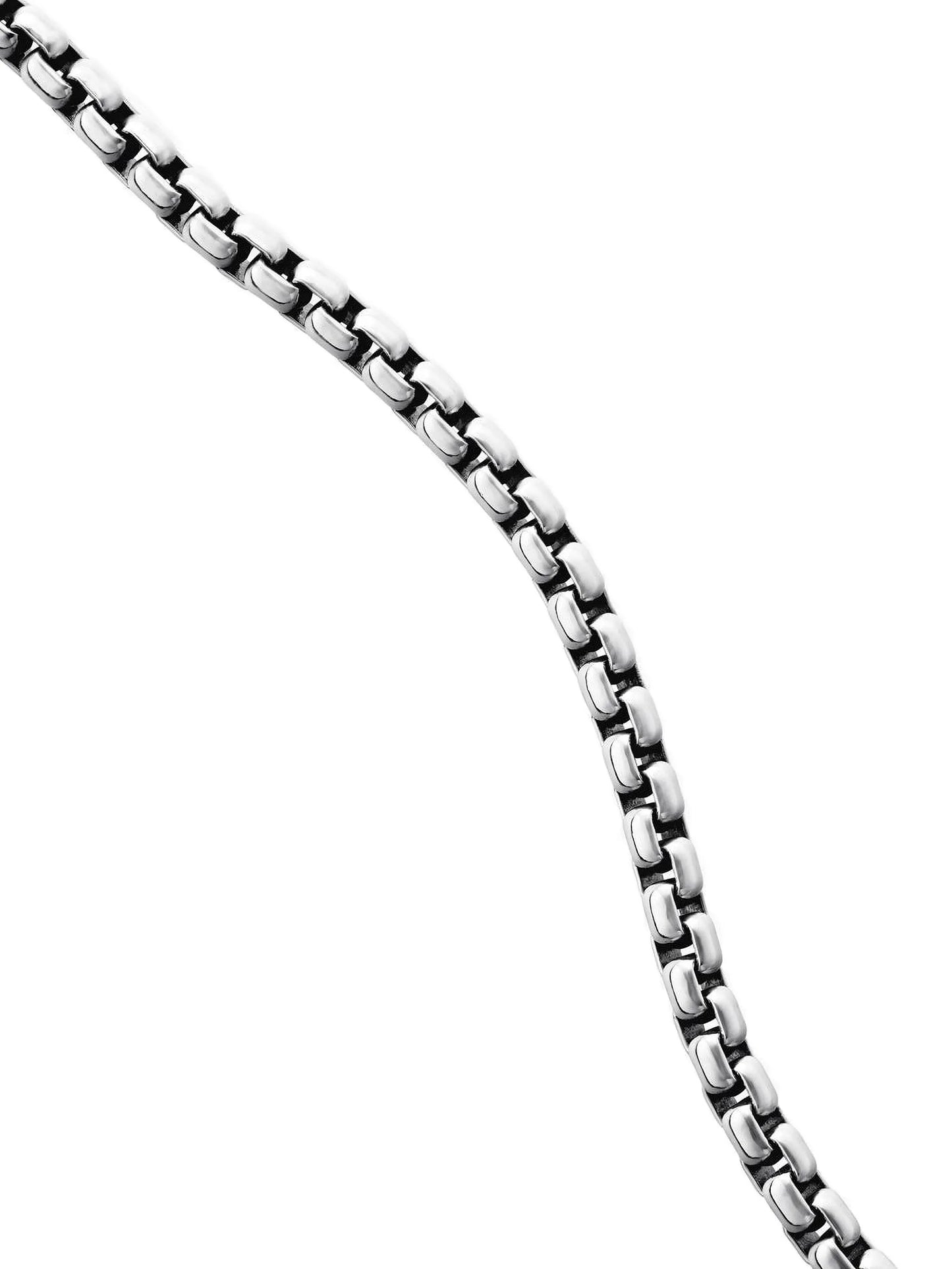 sideways cross station necklace