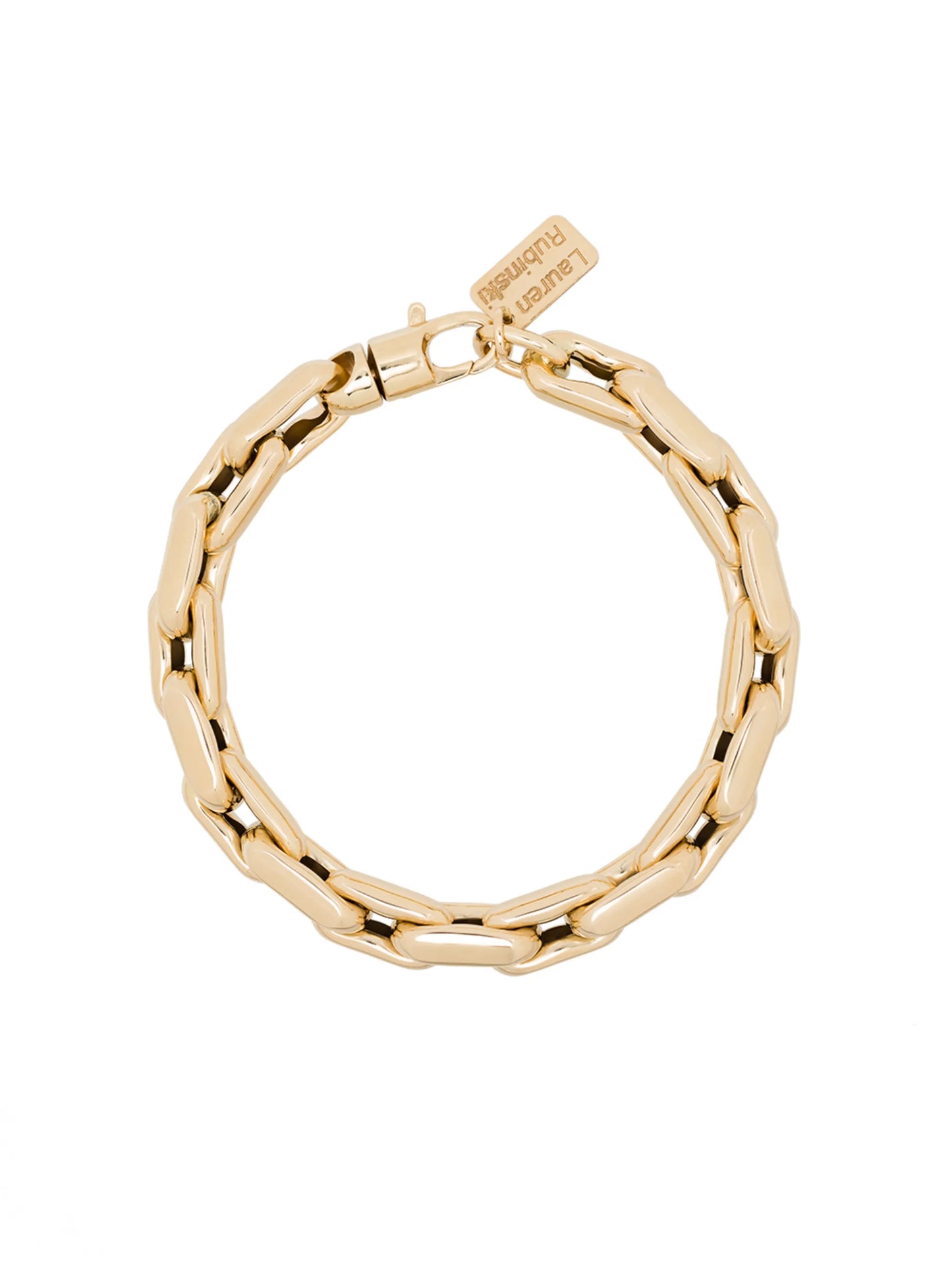 14kt yellow gold chain bracelet