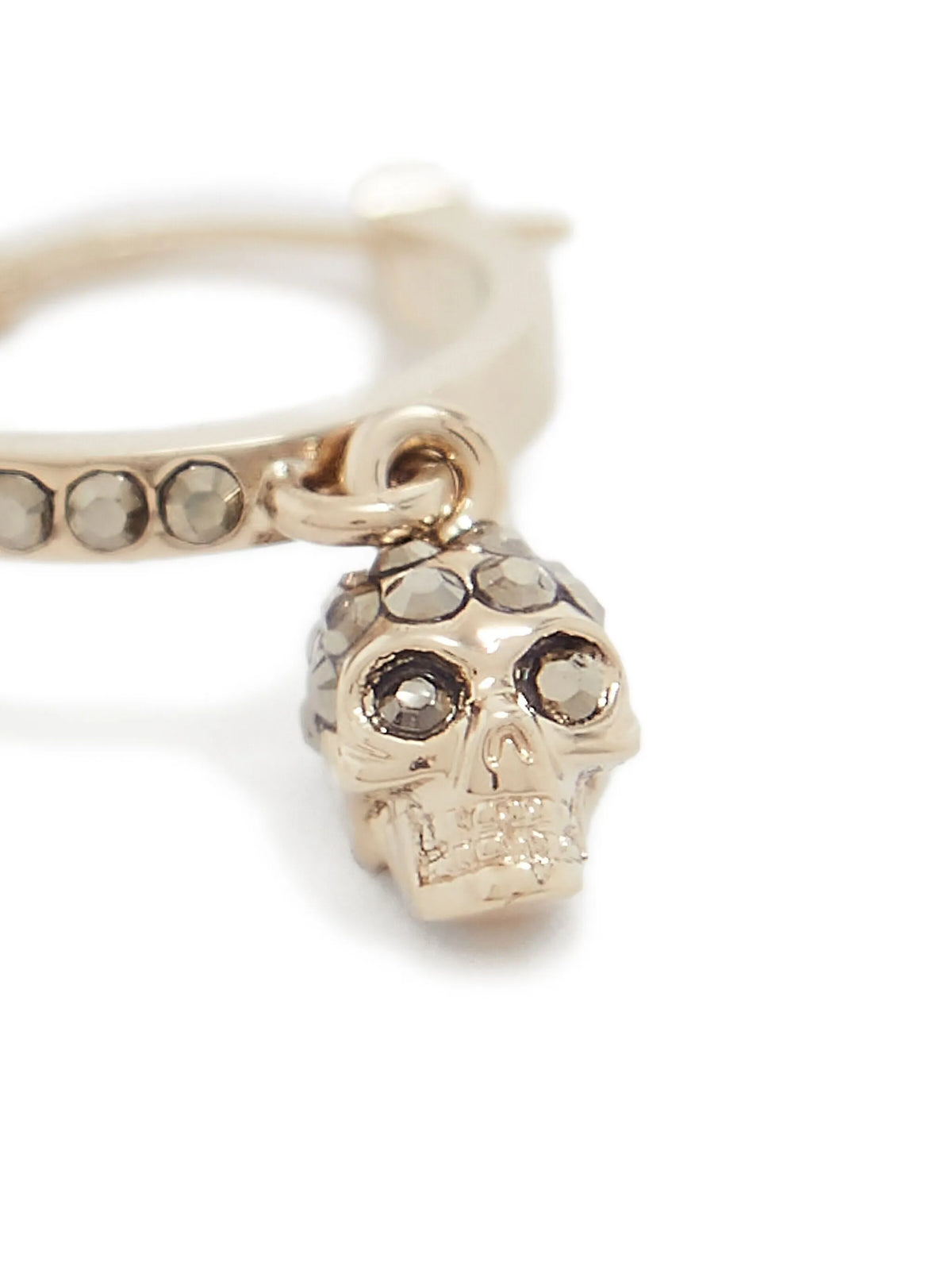 skull hoop earrings