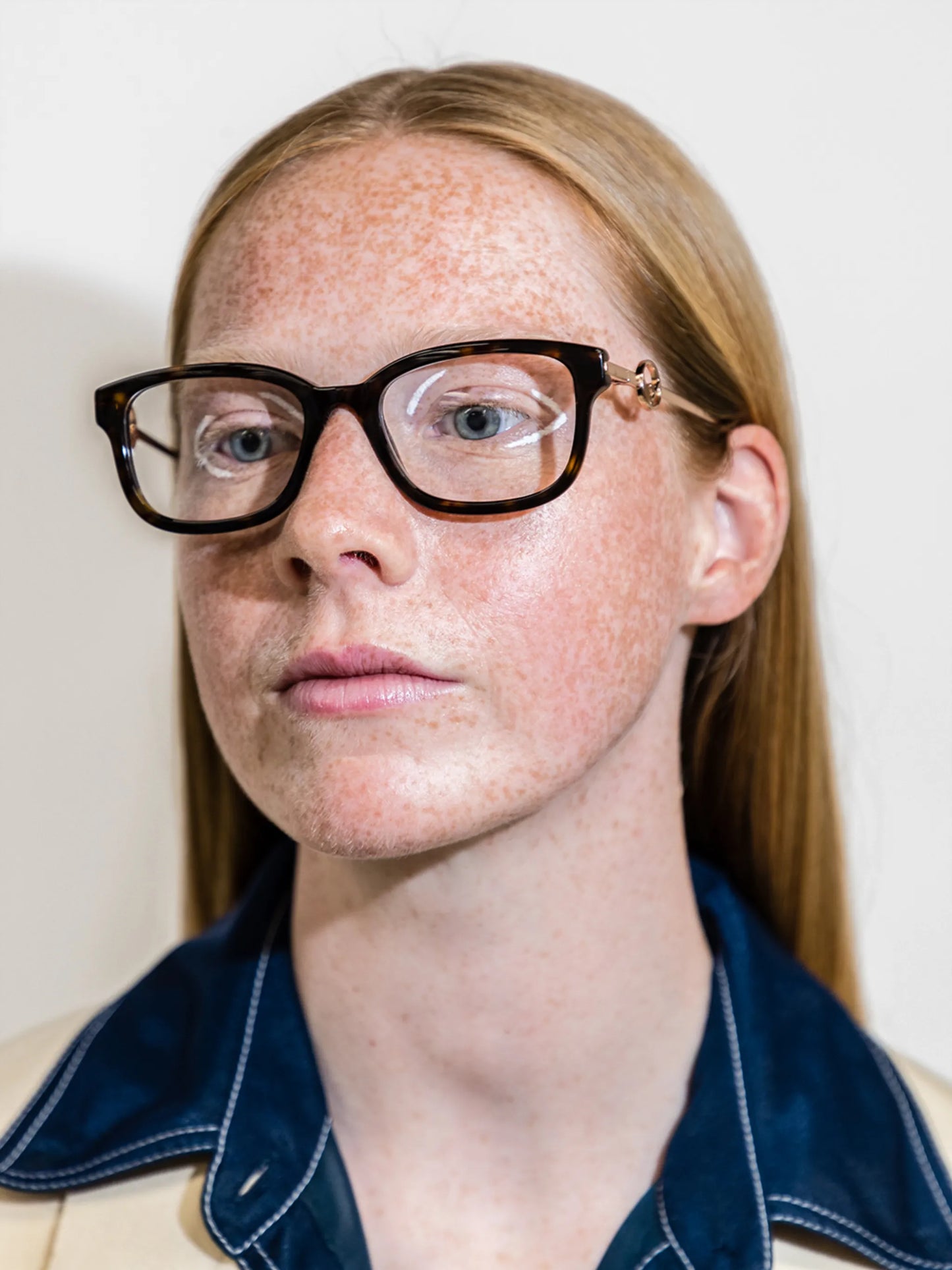 F is Fendi tortoiseshell-effect glasses