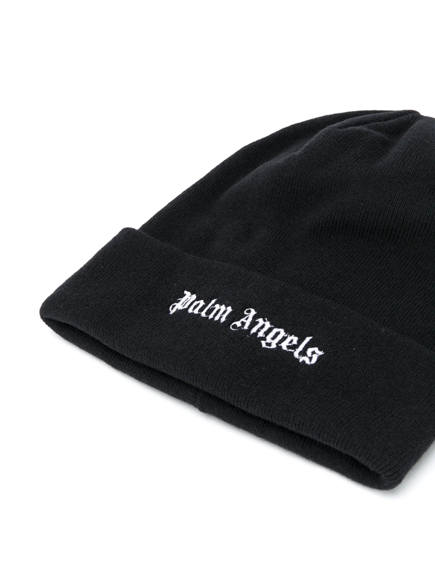 logo-embroidered wool beanie