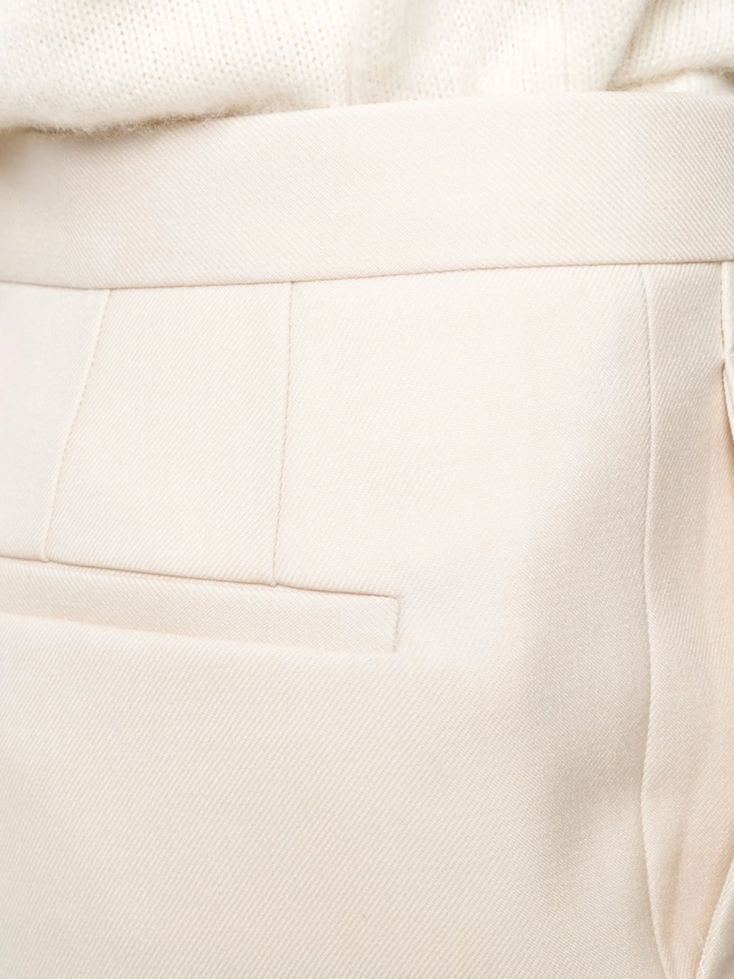 tailored straight leg trousers
