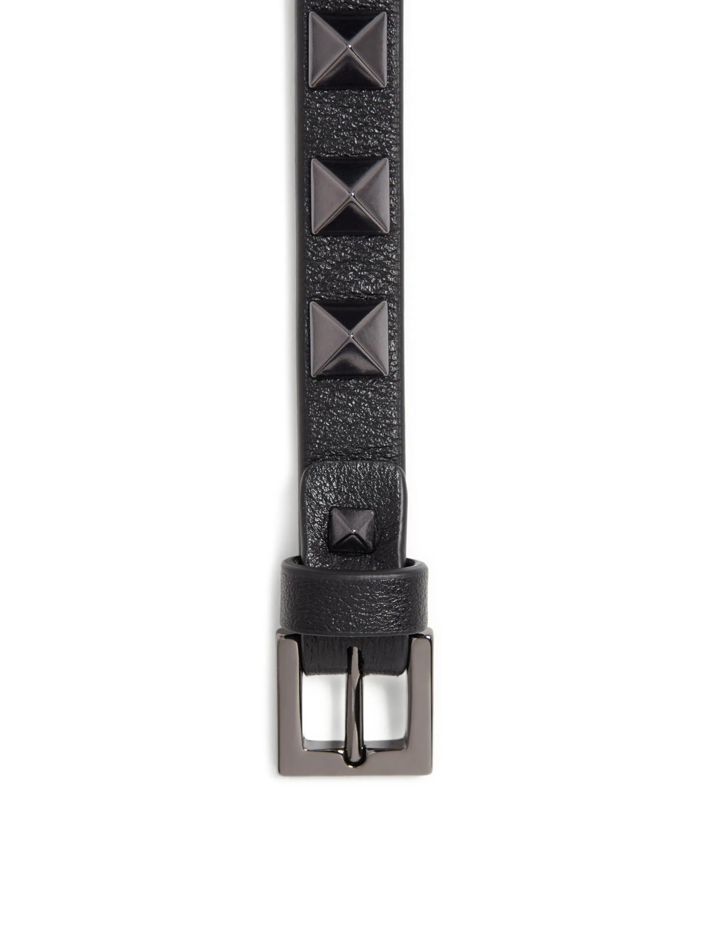 Rockstud leather bracelet