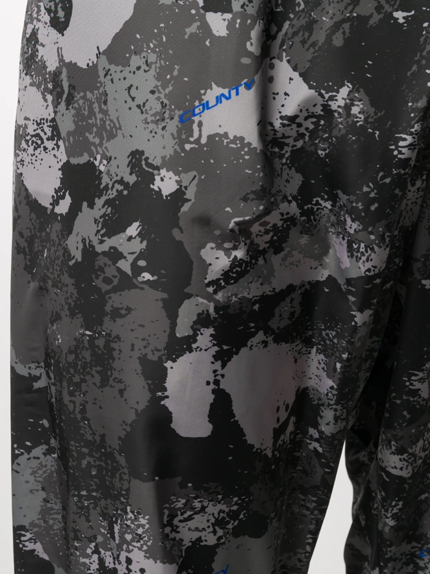 high-rise camouflage-print track pants