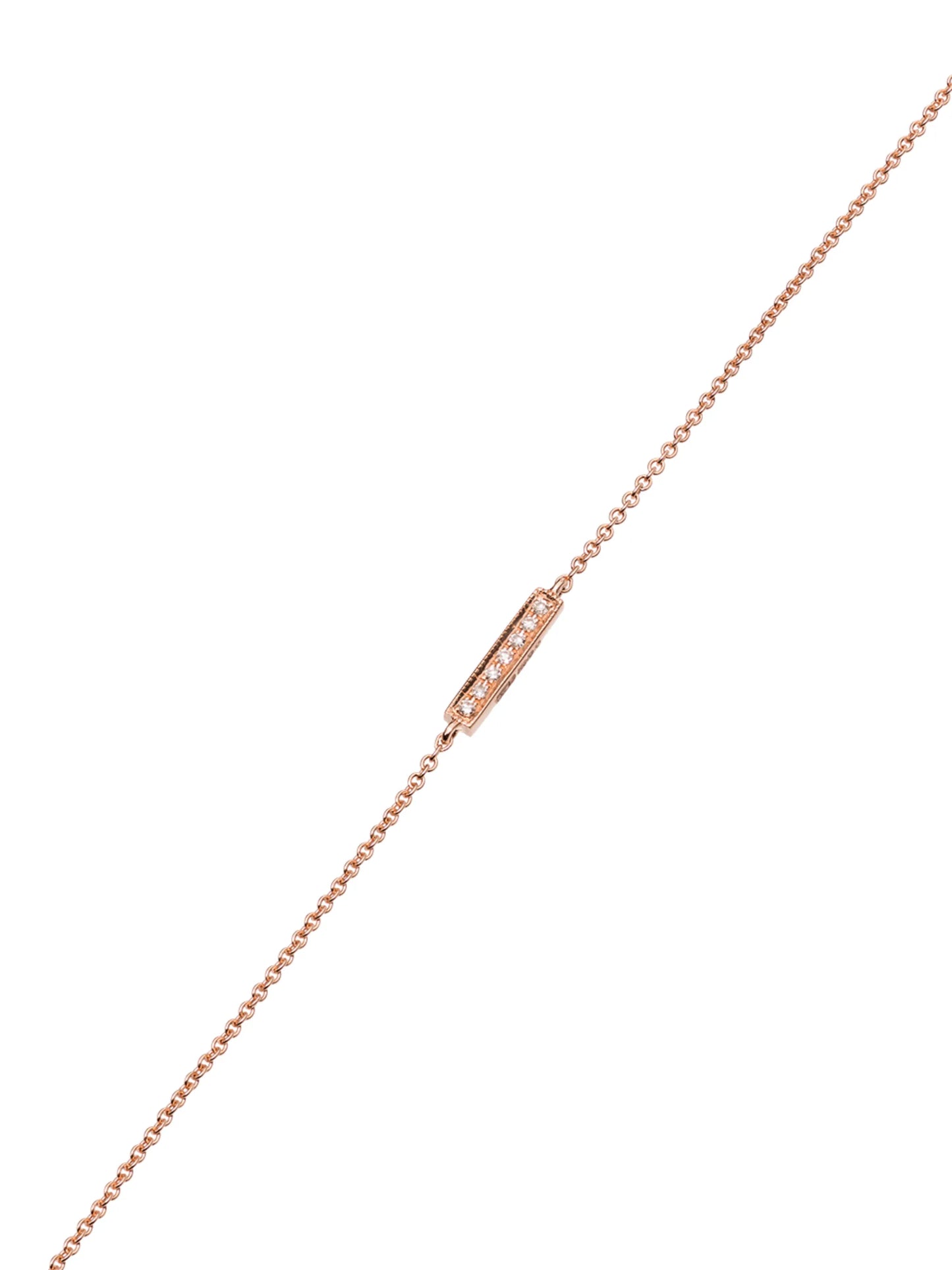 14kt rose gold Sylvie diamond bracelet