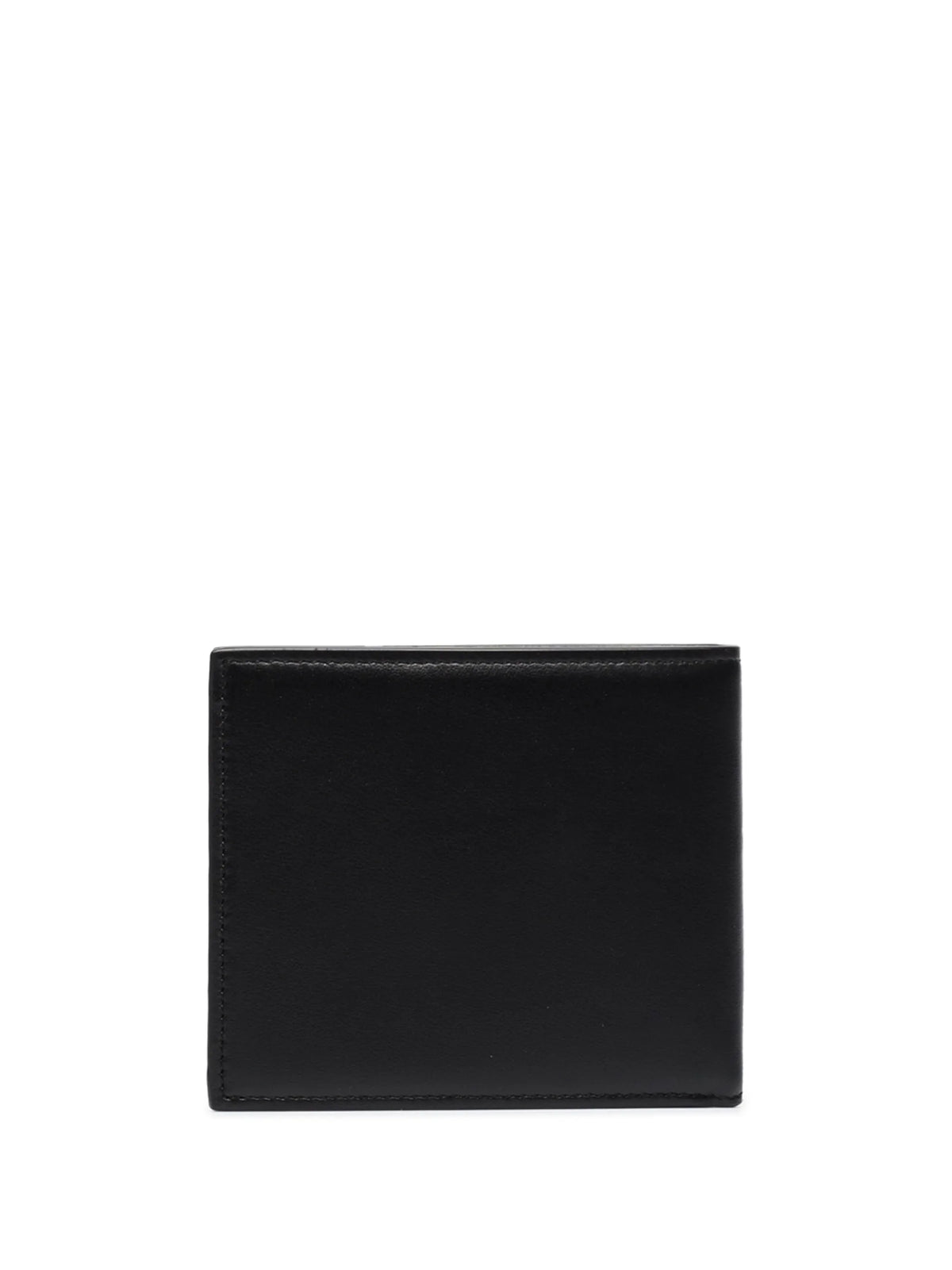 logo-print folding wallet