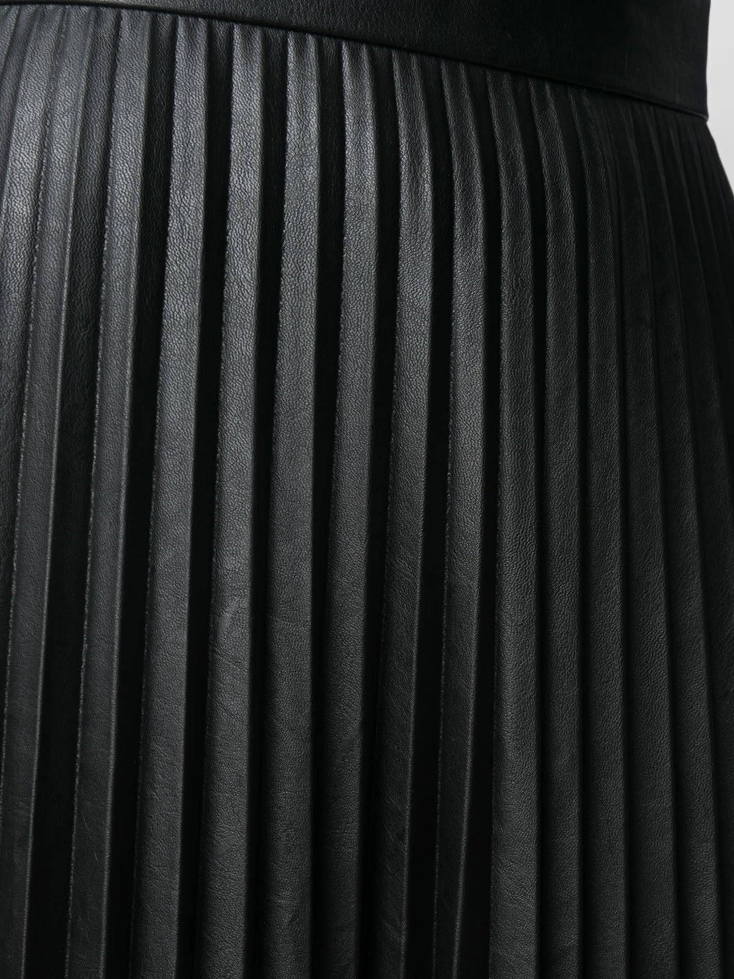 pleated midi skirt